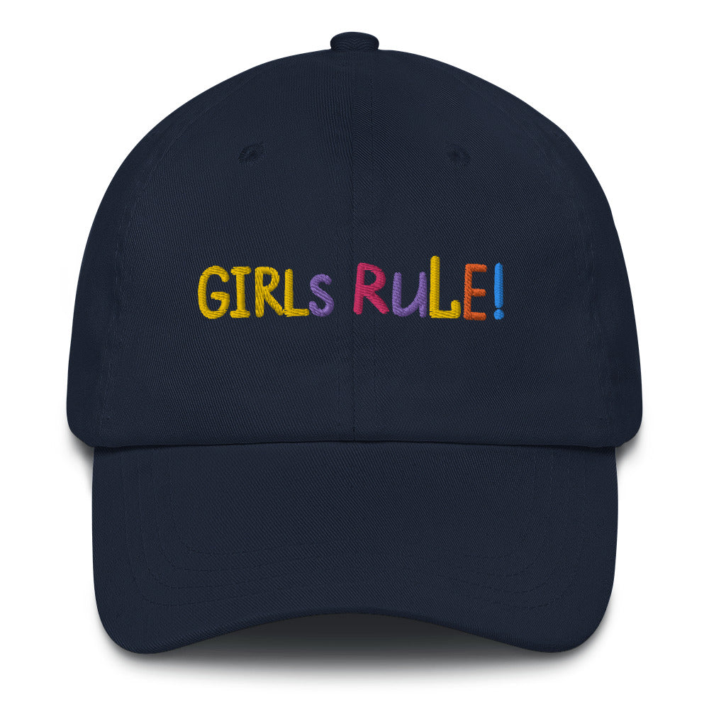 GIRLS RULE Baseball Cap - Premium Baseball Cap from The Wishful Fish Kids - Just $28.50! Shop now at The Wishful Fish Kids