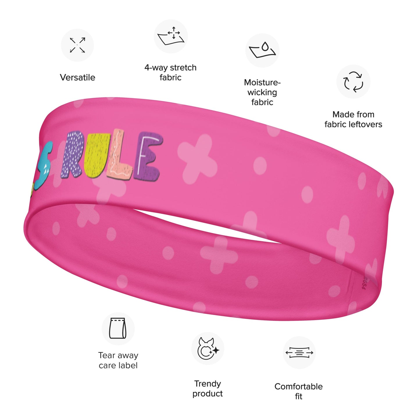 GIRLS RULE Headband - Premium Headband from The Wishful Fish Kids - Just $20.00! Shop now at The Wishful Fish Kids