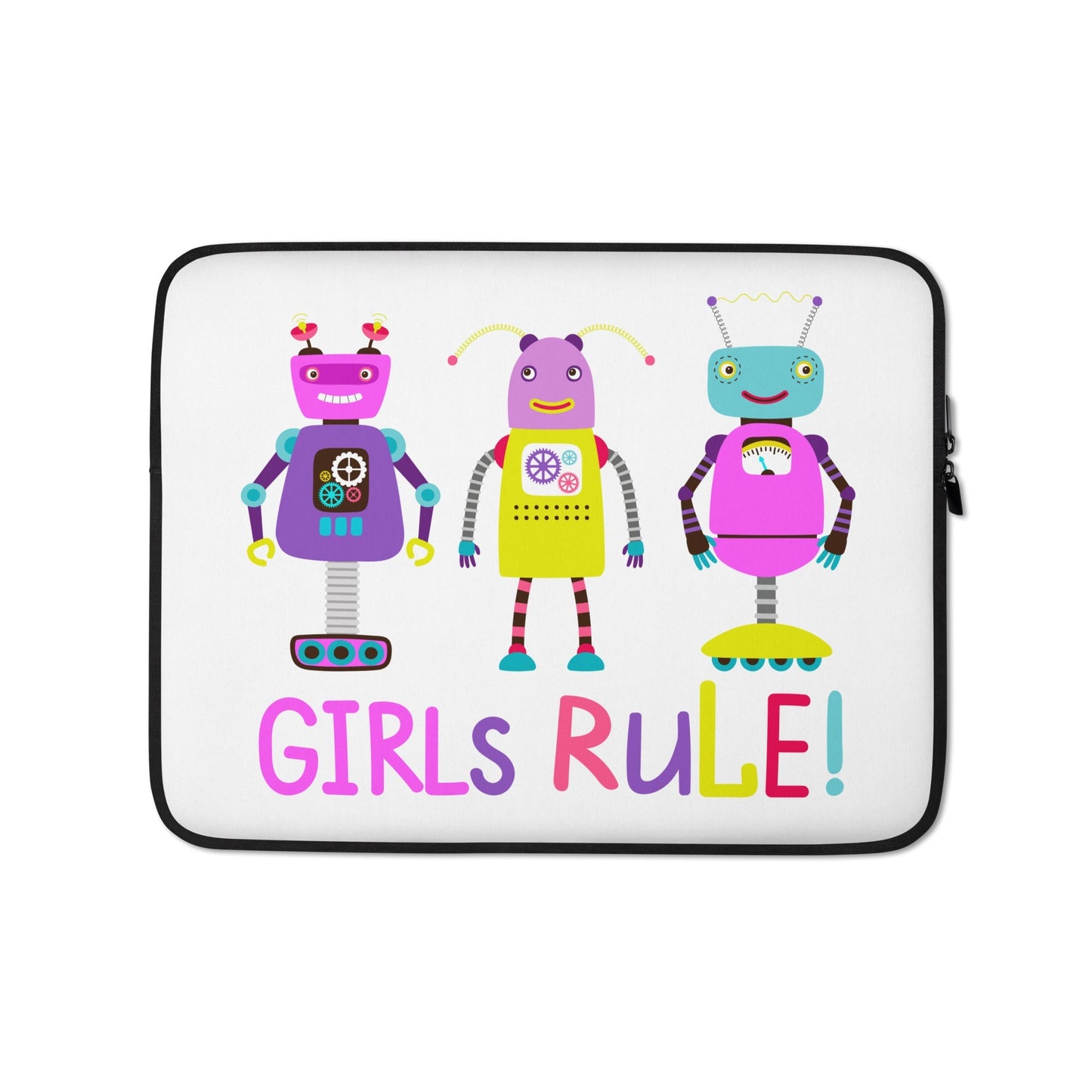 GIRLS RULE Laptop Sleeve - Premium  from The Wishful Fish Kids - Just $28.00! Shop now at The Wishful Fish Kids