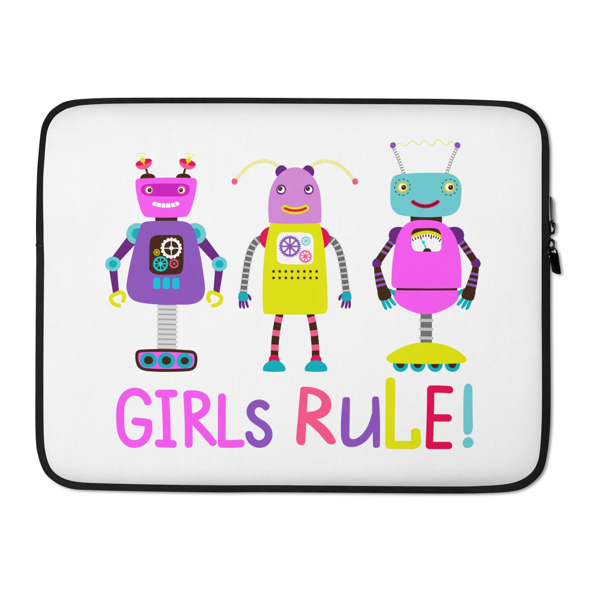 GIRLS RULE Laptop Sleeve - Premium  from The Wishful Fish Kids - Just $28.00! Shop now at The Wishful Fish Kids