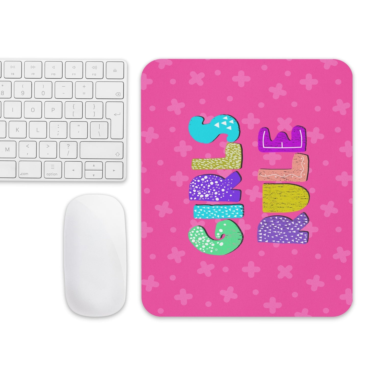 GIRLS RULE Mouse Pad - Premium Mouse Pad from The Wishful Fish Kids - Just $19.00! Shop now at The Wishful Fish Kids