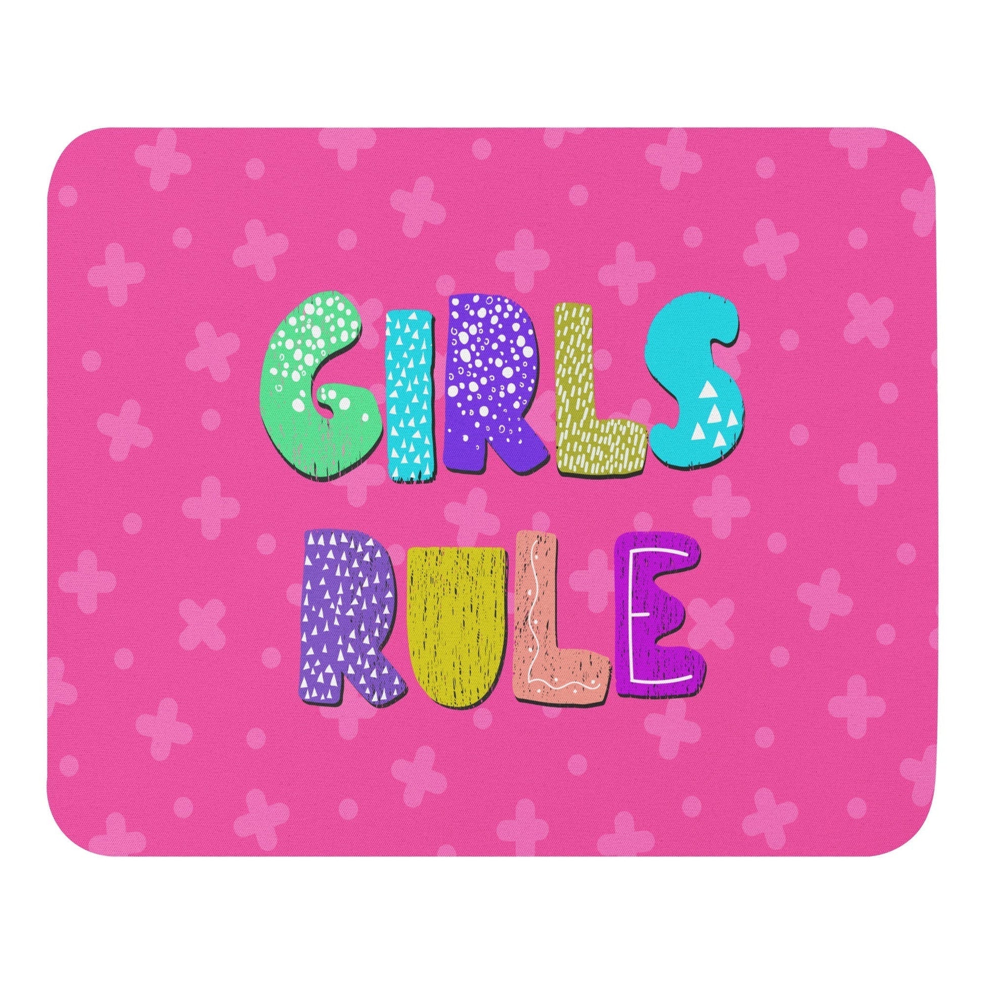 GIRLS RULE Mouse Pad - Premium Mouse Pad from The Wishful Fish Kids - Just $19.00! Shop now at The Wishful Fish Kids