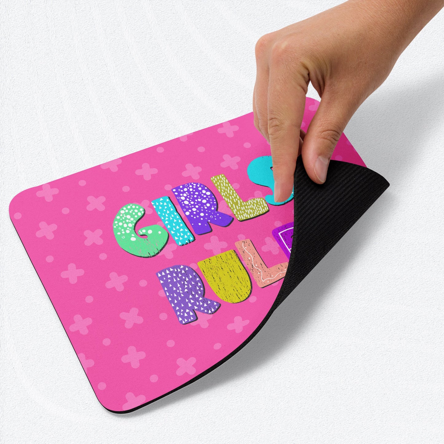 GIRLS RULE Mouse Pad - Premium Mouse Pad from The Wishful Fish Kids - Just $19.00! Shop now at The Wishful Fish Kids