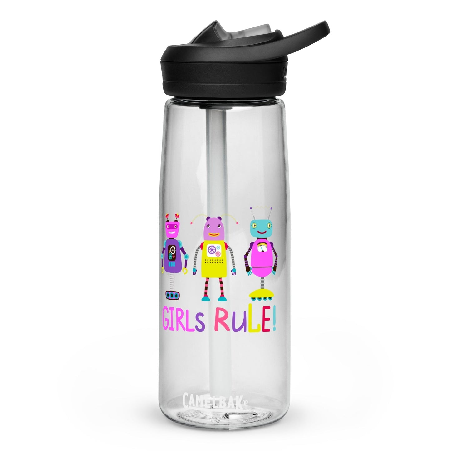 GIRLS RULE Sports Water Bottle  25oz - Premium Water Bottle from The Wishful Fish Kids - Just $33.00! Shop now at The Wishful Fish Kids