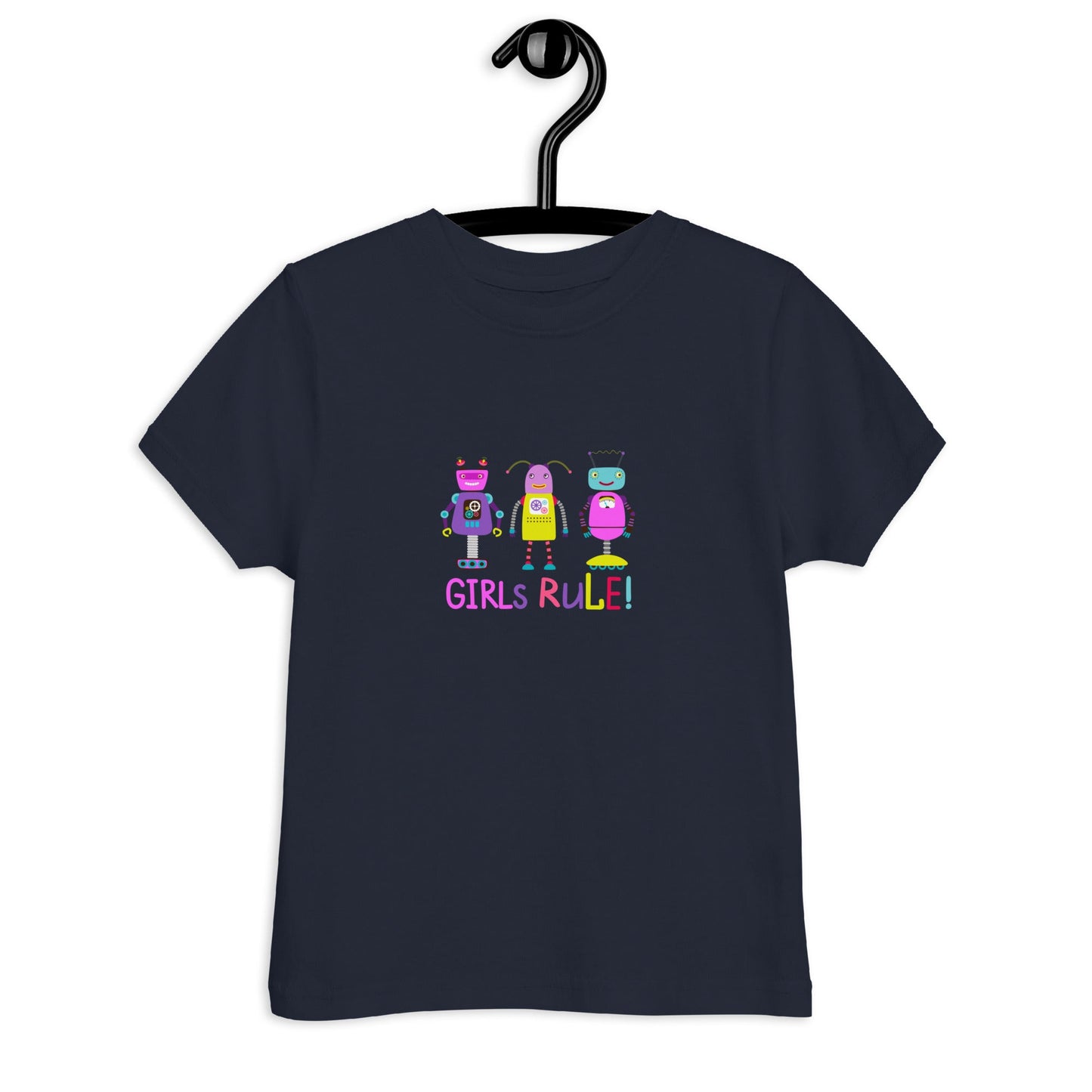 GIRLS RULE Toddler Jersey T Shirt  Sizes 2-5/6 - Premium T-Shirt from The Wishful Fish Kids - Just $27.00! Shop now at The Wishful Fish Kids