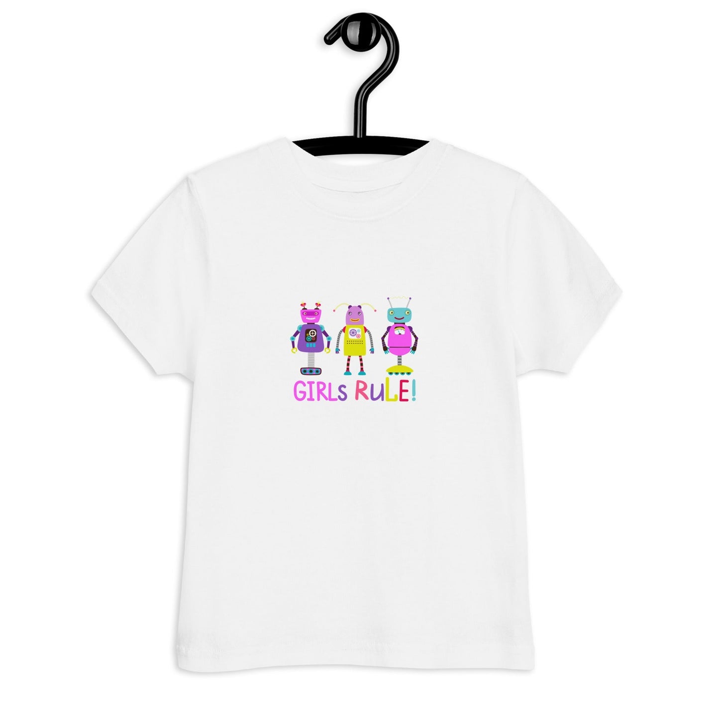 GIRLS RULE Toddler Jersey T Shirt  Sizes 2-5/6 - Premium T-Shirt from The Wishful Fish Kids - Just $27.00! Shop now at The Wishful Fish Kids