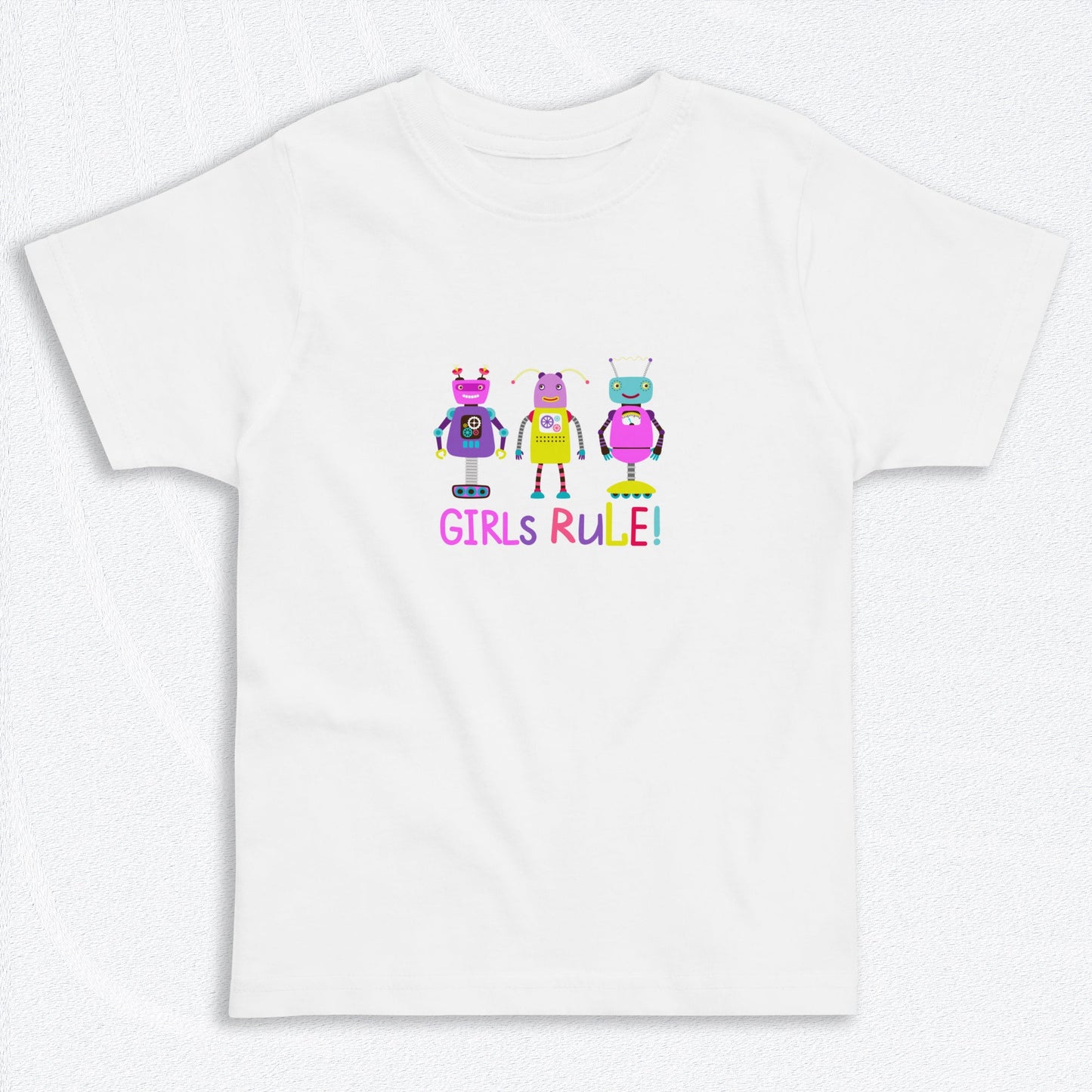 GIRLS RULE Toddler Jersey T Shirt  Sizes 2-5/6 The Wishful Fish Kids