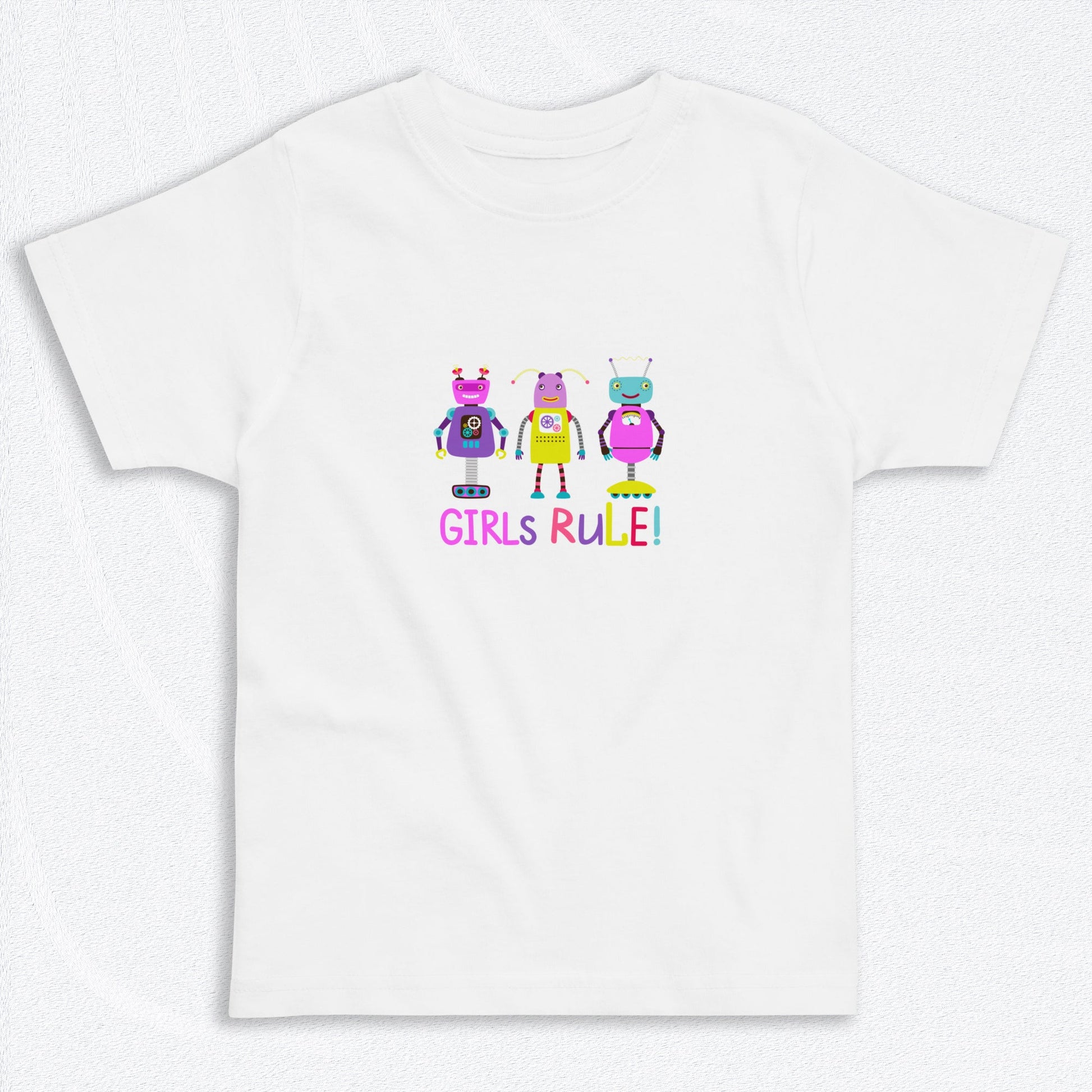 GIRLS RULE Toddler Jersey T Shirt  Sizes 2-5/6 The Wishful Fish Kids