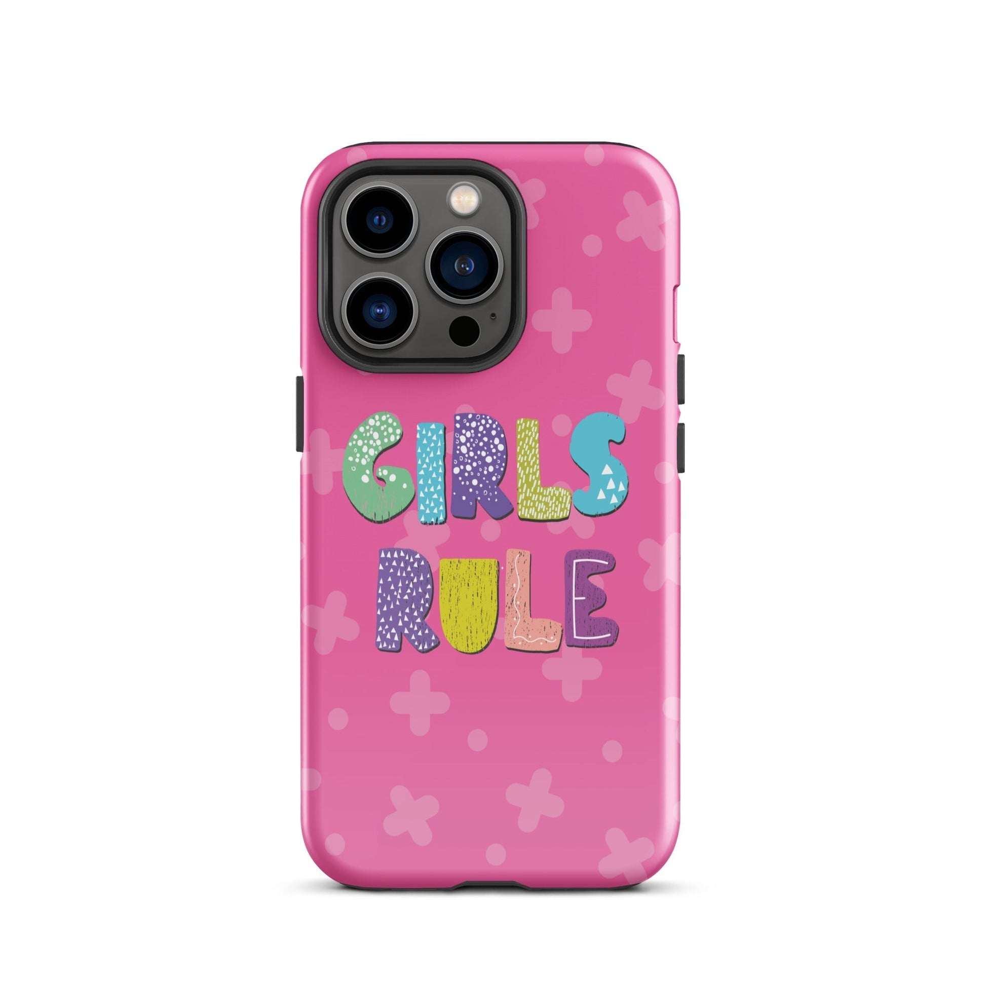 GIRLS RULE Tough Case for Apple iPhone® - Premium iPhone Case from The Wishful Fish Kids - Just $28.00! Shop now at The Wishful Fish Kids