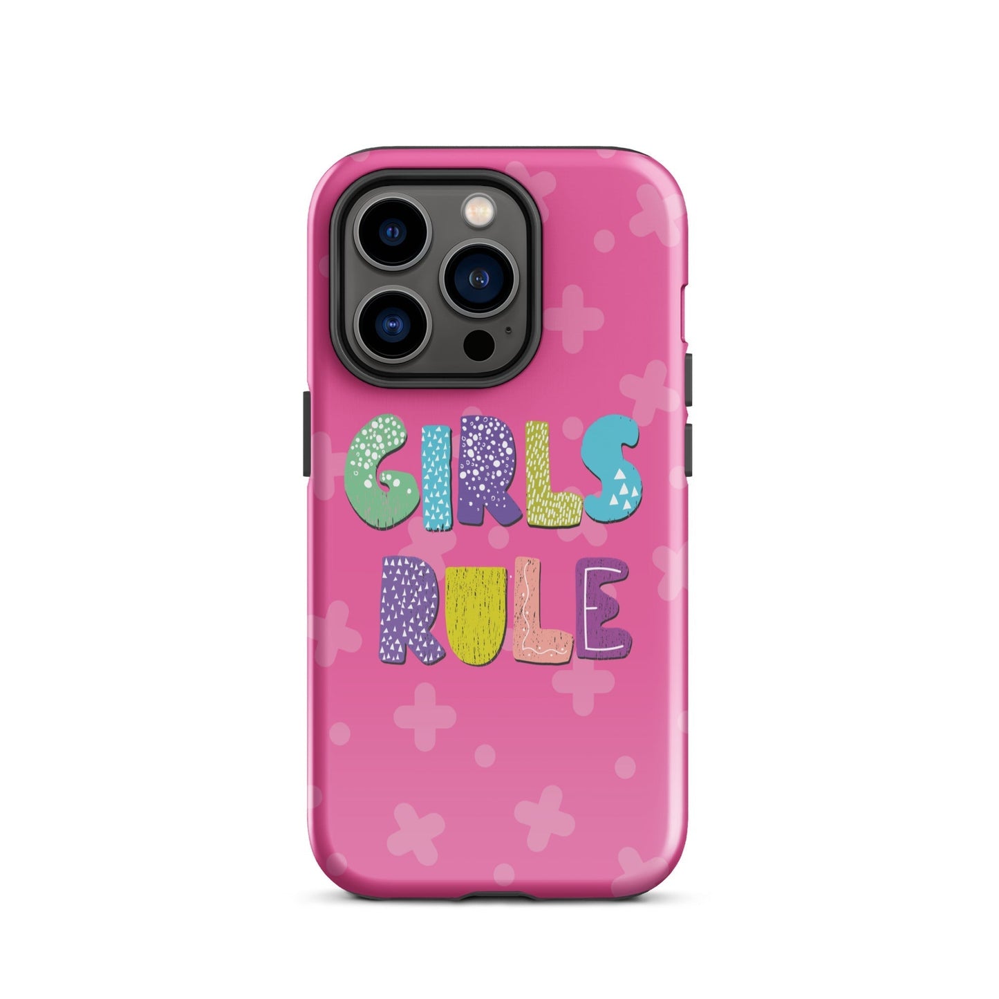 GIRLS RULE Tough Case for Apple iPhone® - Premium iPhone Case from The Wishful Fish Kids - Just $28.00! Shop now at The Wishful Fish Kids