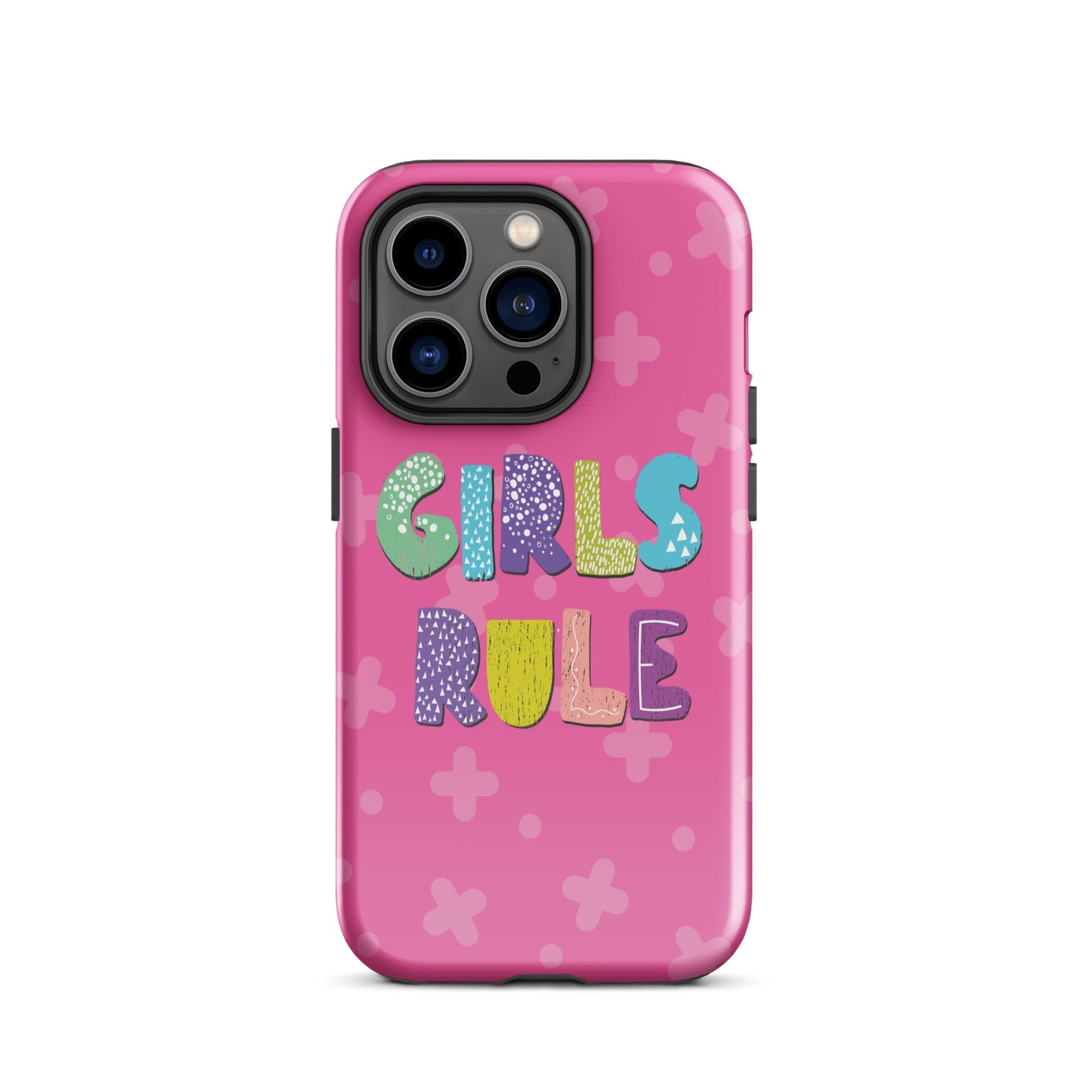 GIRLS RULE Tough Case for Apple iPhone® - Premium iPhone Case from The Wishful Fish Kids - Just $28.00! Shop now at The Wishful Fish Kids