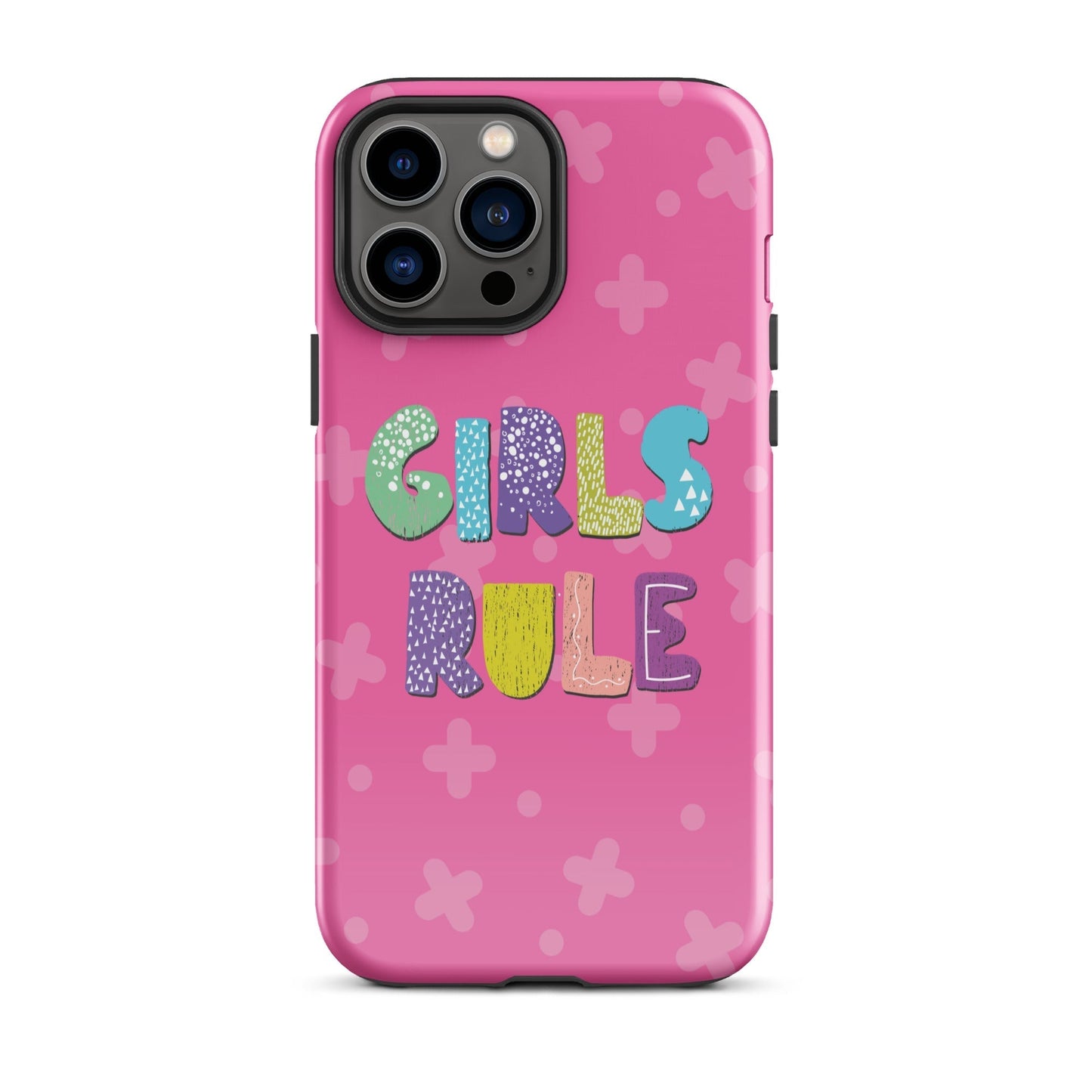 GIRLS RULE Tough Case for Apple iPhone® - Premium iPhone Case from The Wishful Fish Kids - Just $28.00! Shop now at The Wishful Fish Kids