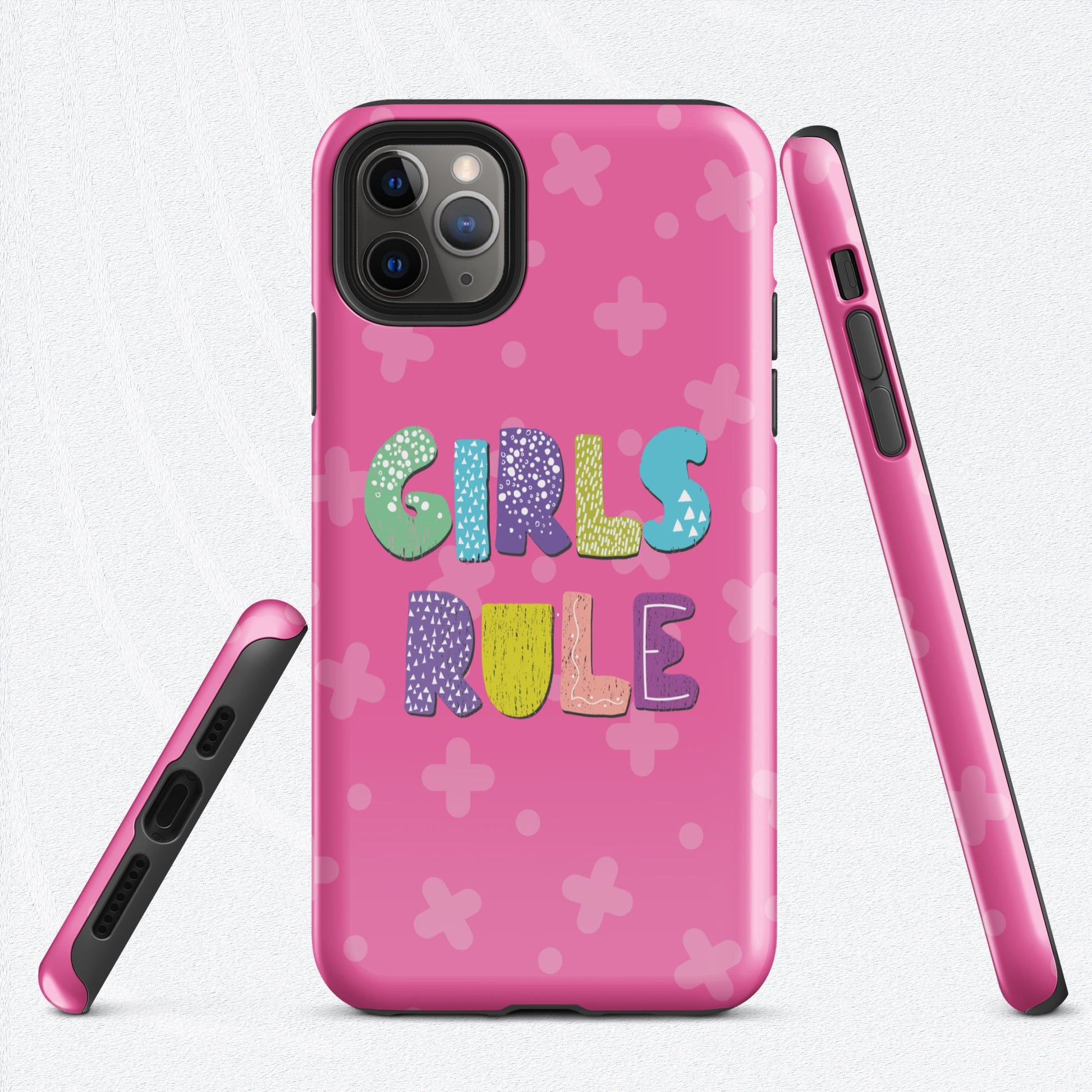 GIRLS RULE Tough Case for Apple iPhone® - Premium iPhone Case from The Wishful Fish Kids - Just $28.00! Shop now at The Wishful Fish Kids