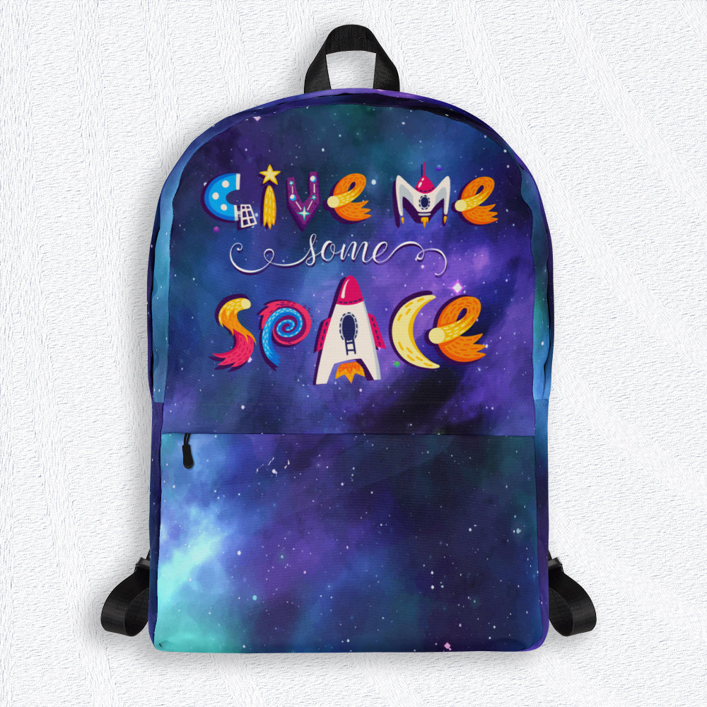 GIVE ME SPACE Backpack - Premium Backpack from The Wishful Fish Kids - Just $48.00! Shop now at The Wishful Fish Kids