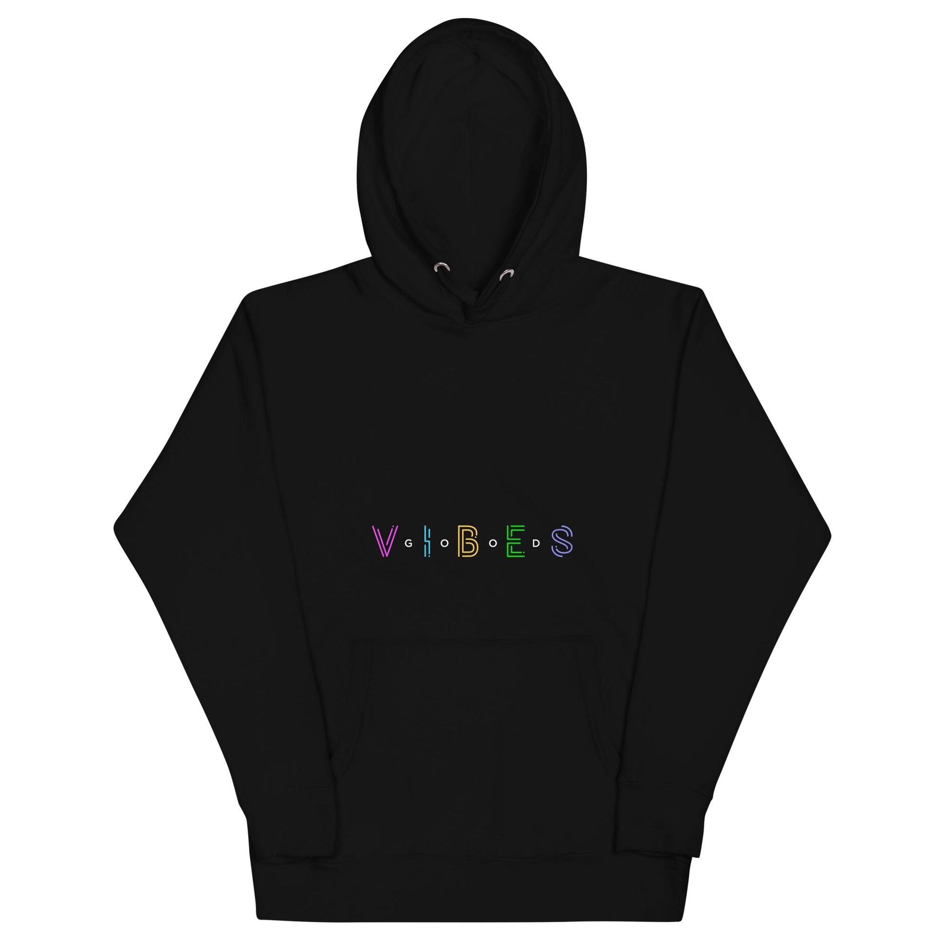 GOOD VIBES Unisex Hoodie - Sizes S-3XL - Premium Hoodie from The Wishful Fish Kids - Just $46.00! Shop now at The Wishful Fish Kids