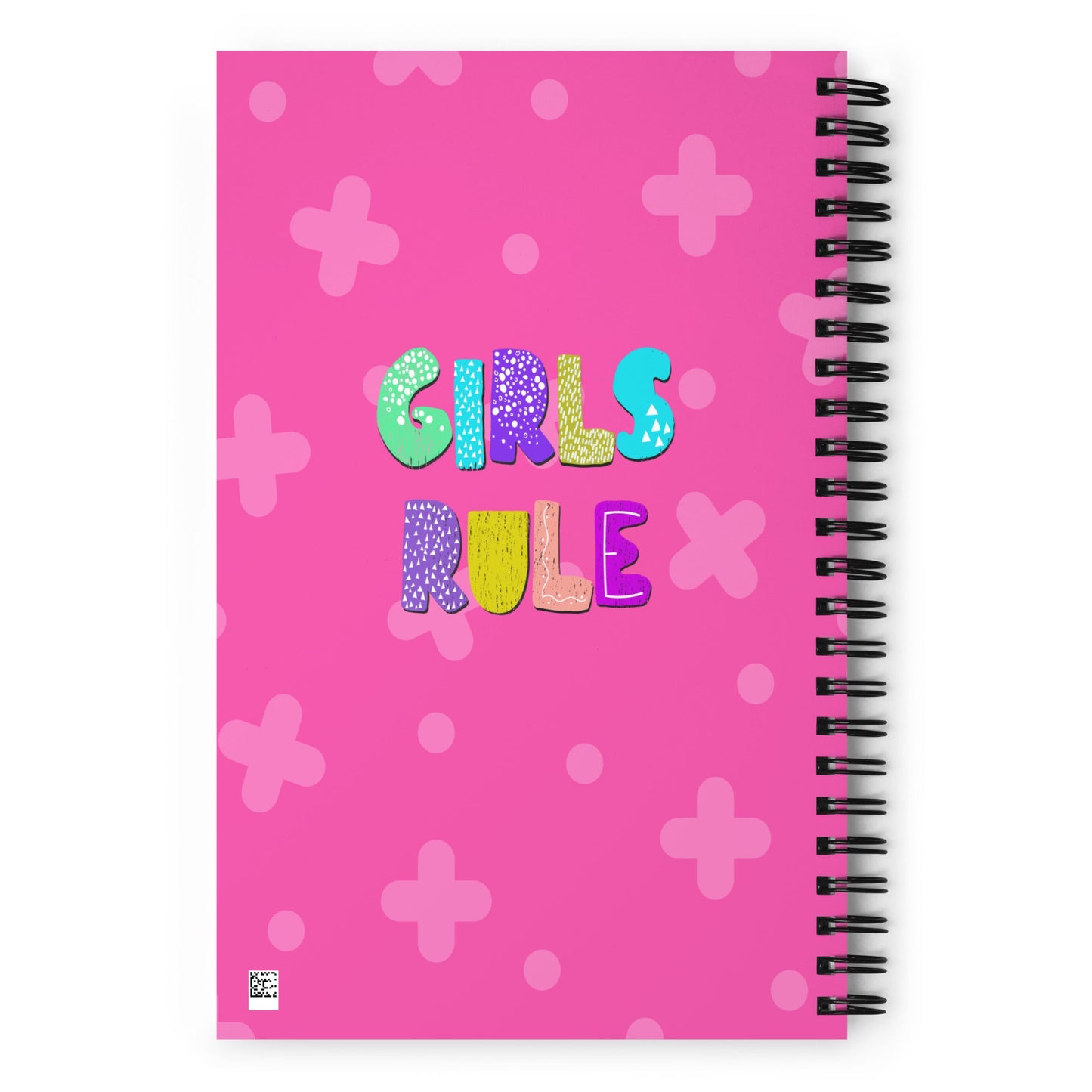 Girls Rule Spiral Notebook  5.5" X 8.5" - Premium Spiral Notebook from The Wishful Fish Kids - Just $21.00! Shop now at The Wishful Fish Kids