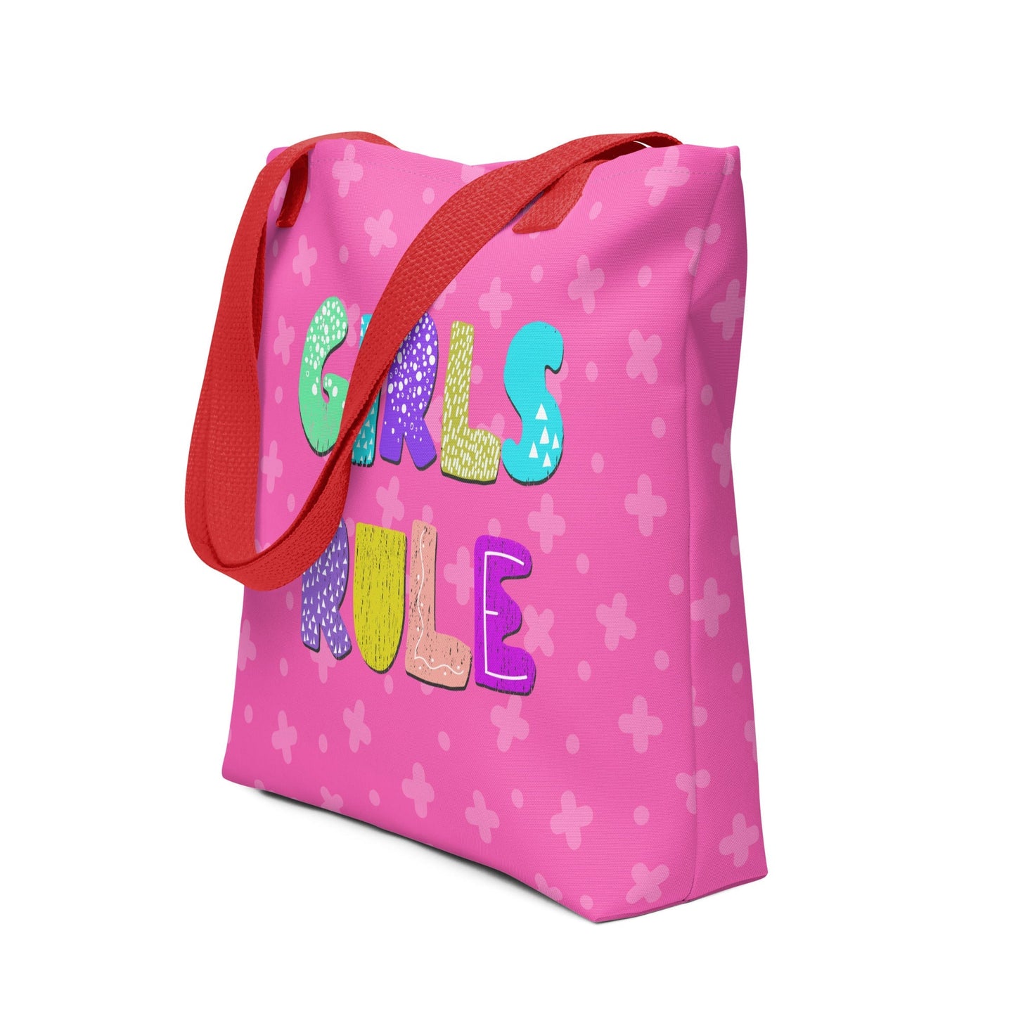 Girls Rule Tote Bag - Premium Tote Bag from The Wishful Fish Kids - Just $28.00! Shop now at The Wishful Fish Kids