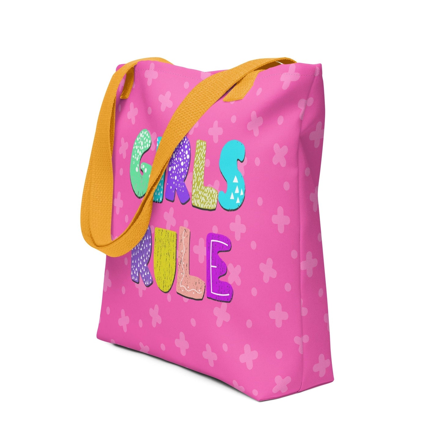 Girls Rule Tote Bag - Premium Tote Bag from The Wishful Fish Kids - Just $28.00! Shop now at The Wishful Fish Kids