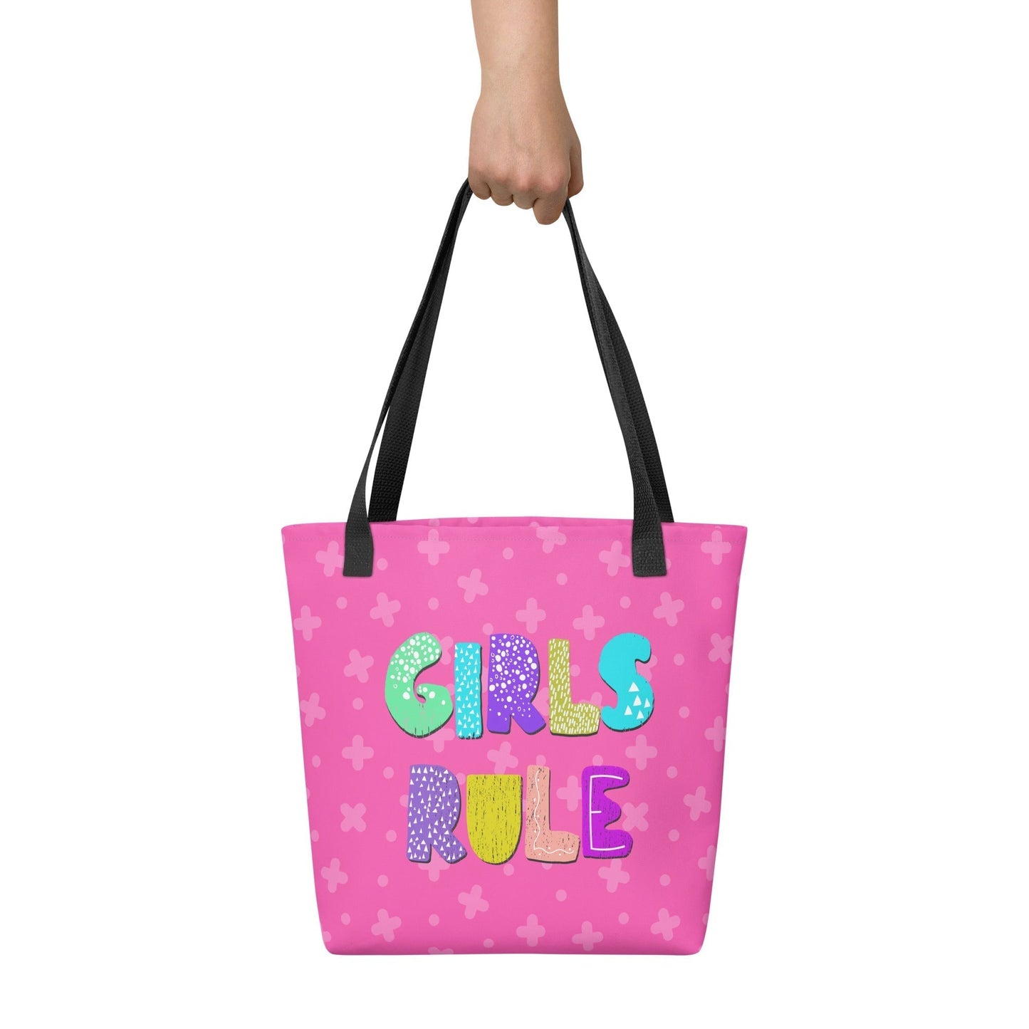 Girls Rule Tote Bag - Premium Tote Bag from The Wishful Fish Kids - Just $28.00! Shop now at The Wishful Fish Kids