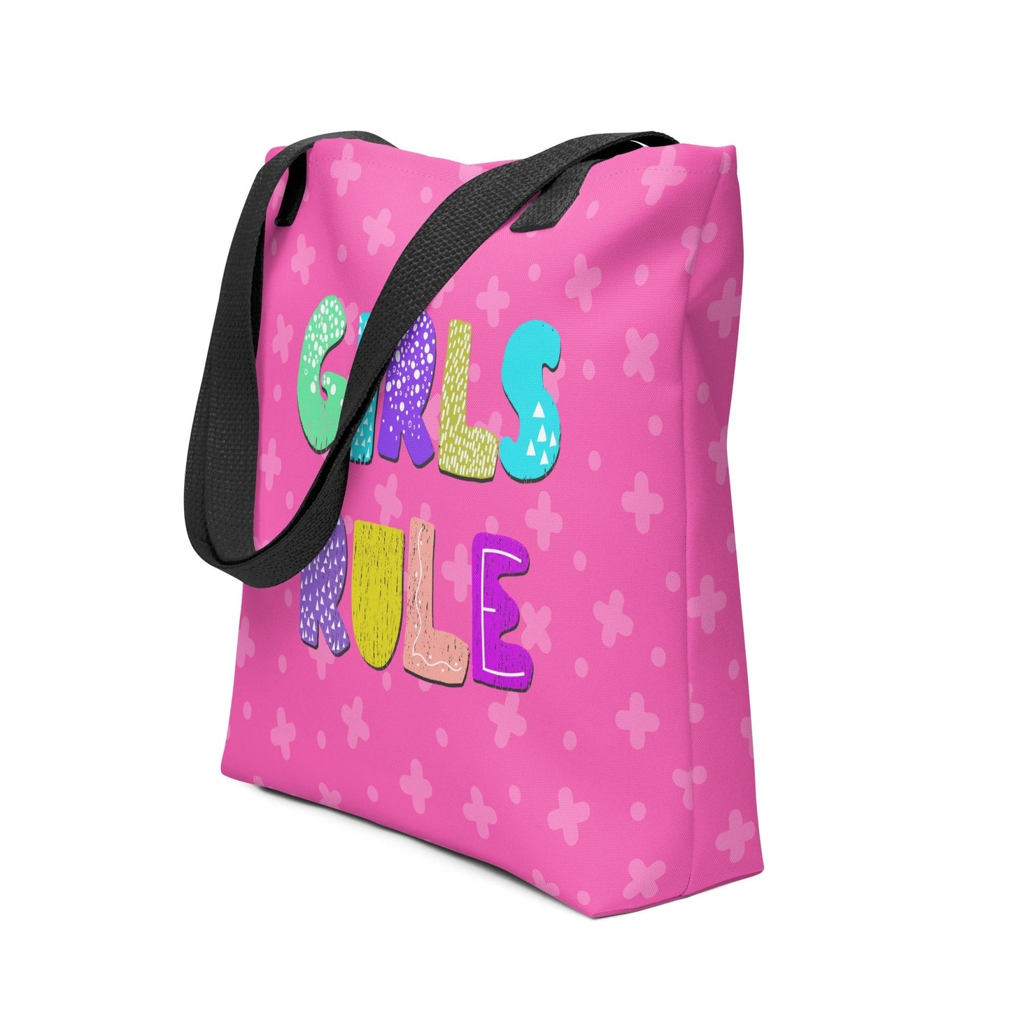 Girls Rule Tote Bag - Premium Tote Bag from The Wishful Fish Kids - Just $28.00! Shop now at The Wishful Fish Kids