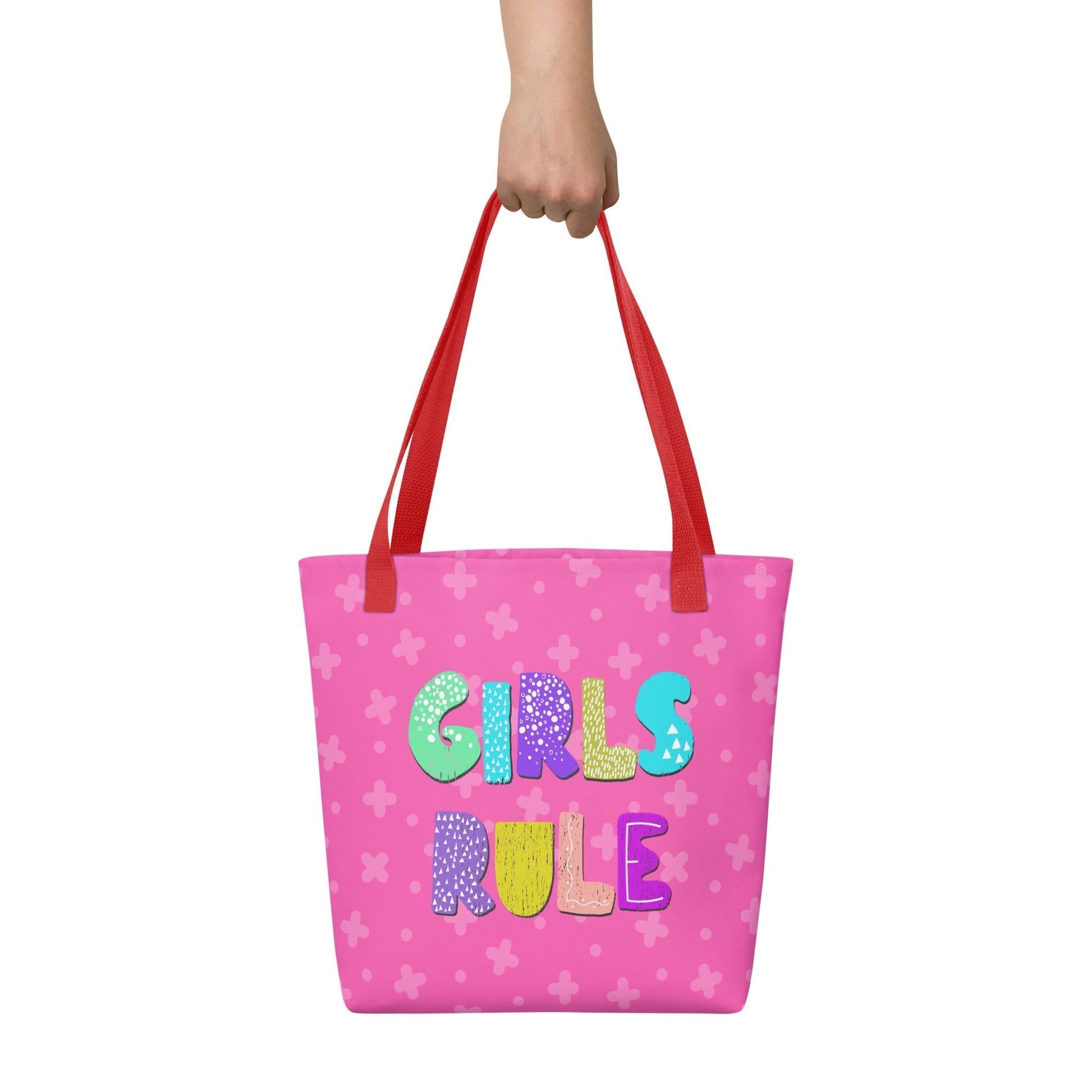 Girls Rule Tote Bag - Premium Tote Bag from The Wishful Fish Kids - Just $28.00! Shop now at The Wishful Fish Kids