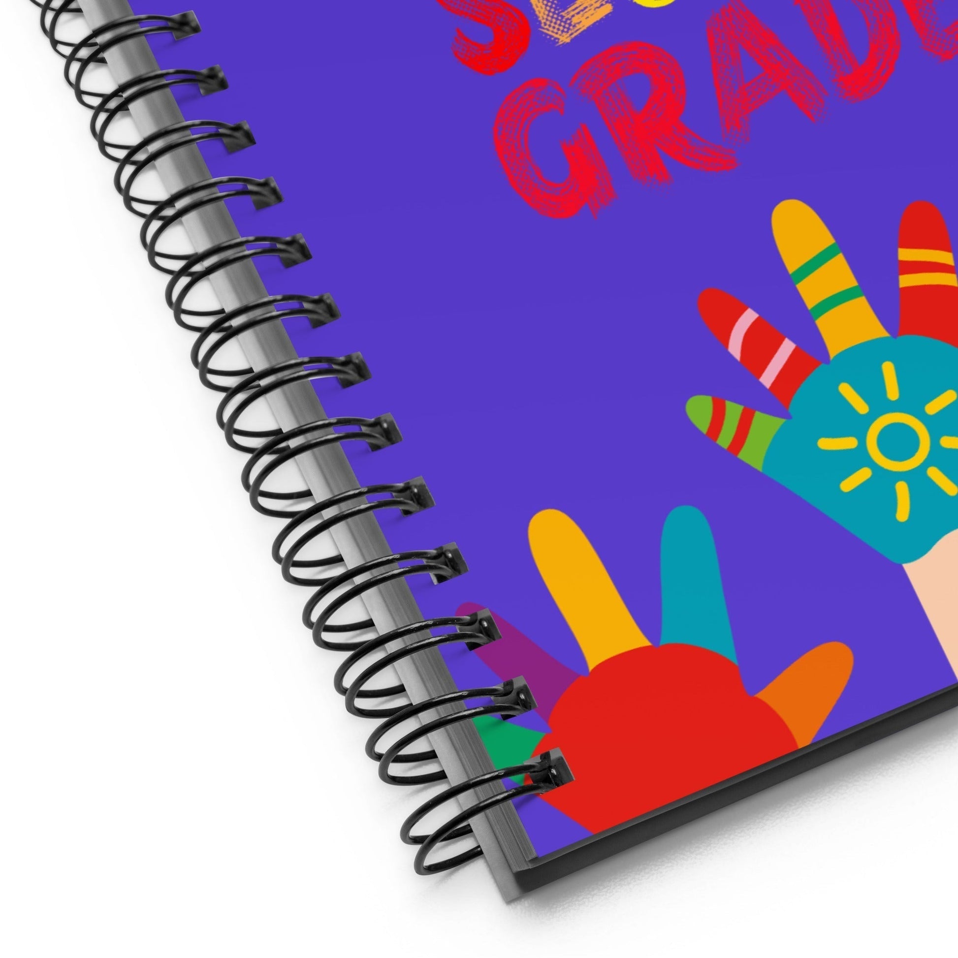 HELLO SECOND GRADE Spiral Notebook - Premium Spiral Notebook from The Wishful Fish Kids - Just $24.00! Shop now at The Wishful Fish Kids