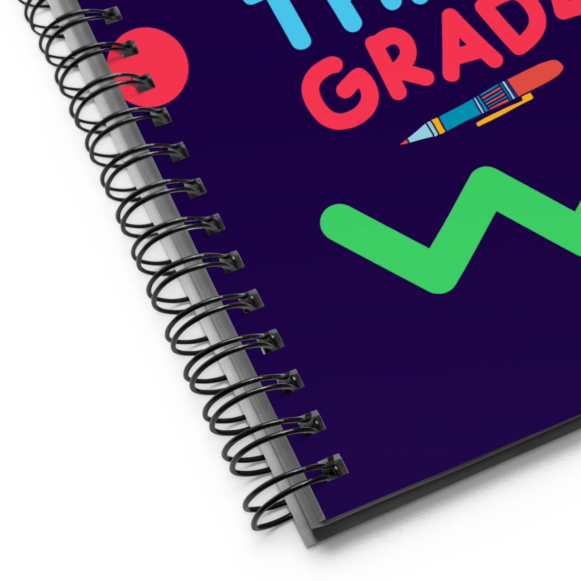 HELLO THIRD GRADE Spiral Notebook - Premium Spiral Notebook from The Wishful Fish Kids - Just $24.00! Shop now at The Wishful Fish Kids