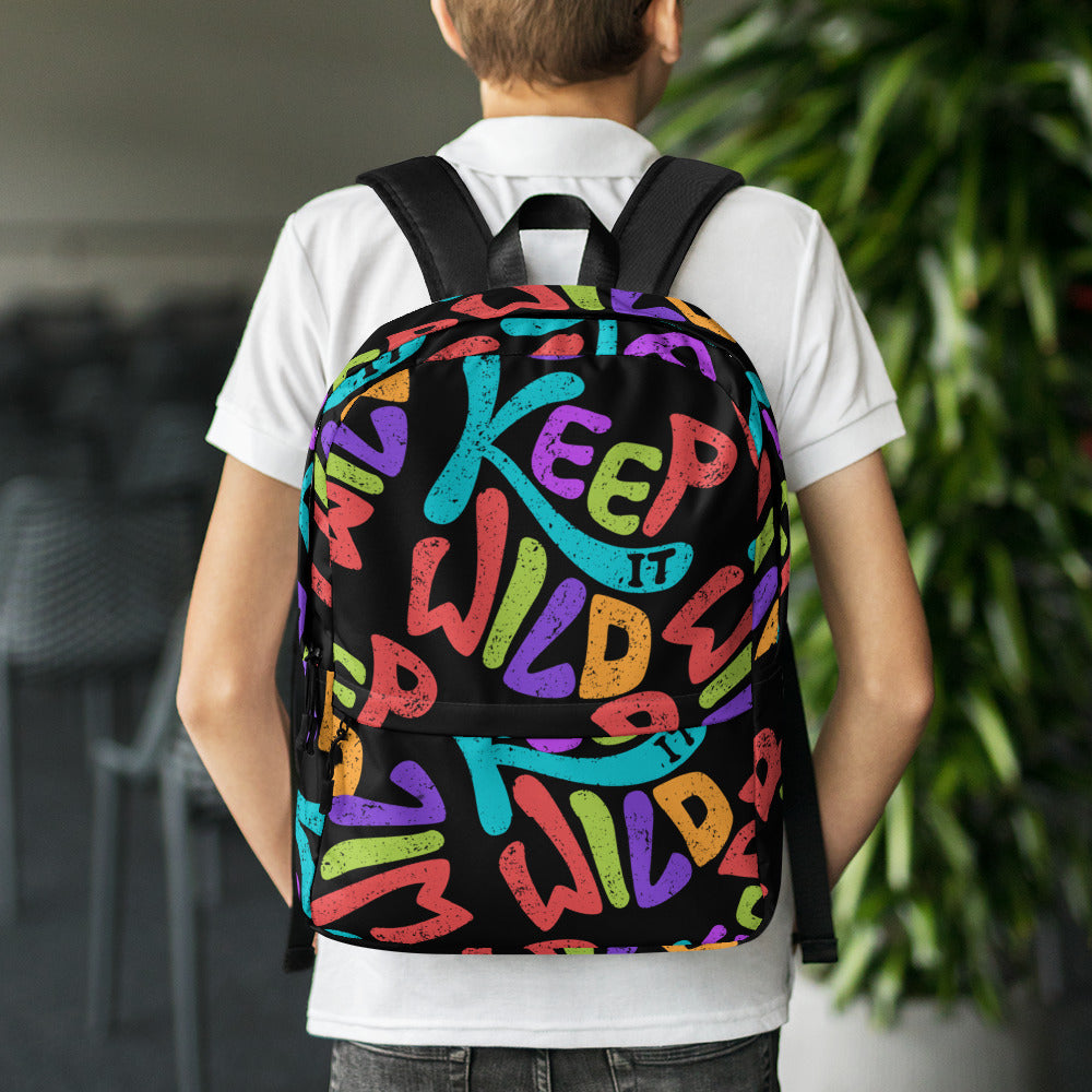 KEEP IT WILD Backpack - Premium  from The Wishful Fish Kids - Just $48.00! Shop now at The Wishful Fish Kids