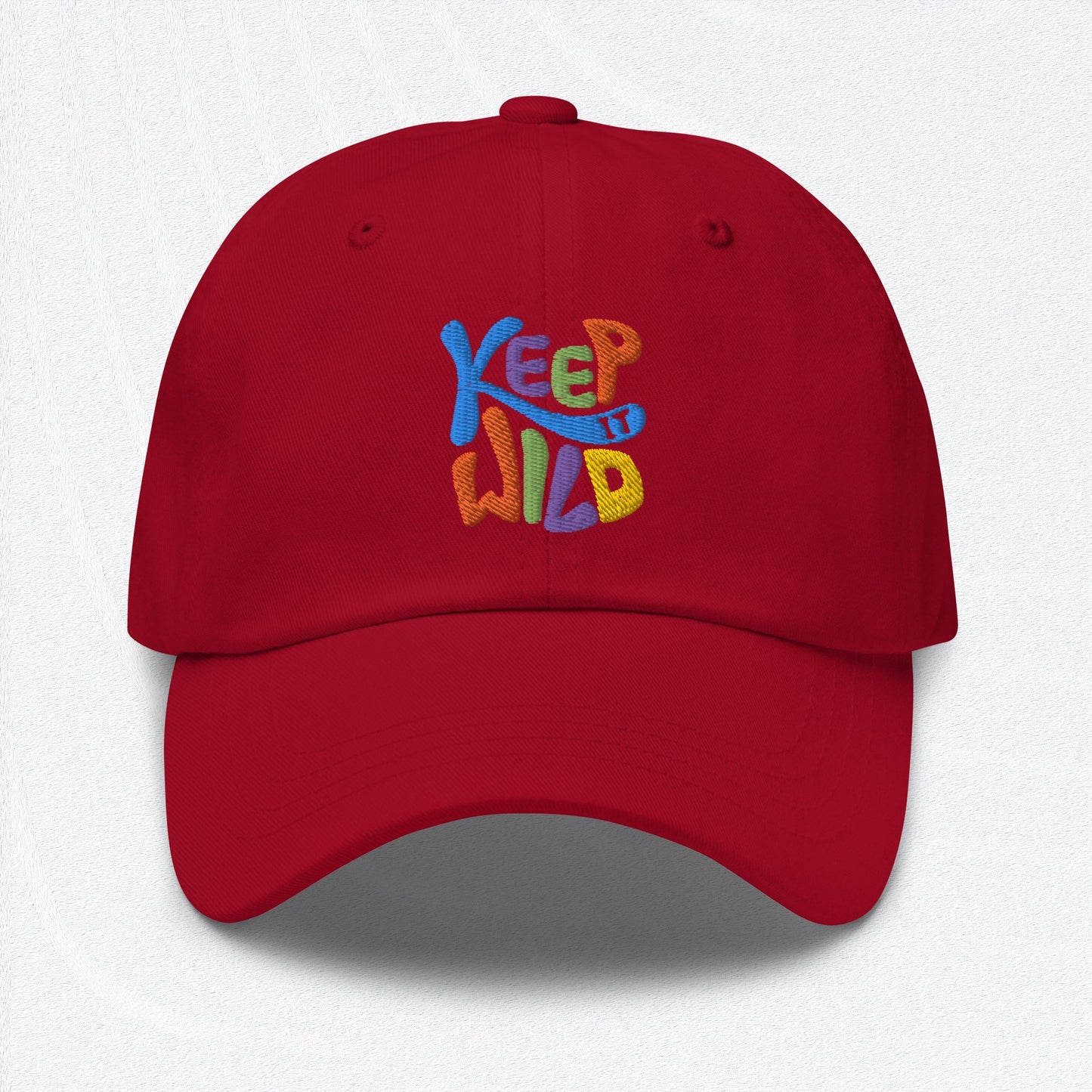 KEEP IT WILD Baseball Cap - Unisex - Premium Baseball Cap from The Wishful Fish Kids - Just $28.50! Shop now at The Wishful Fish Kids