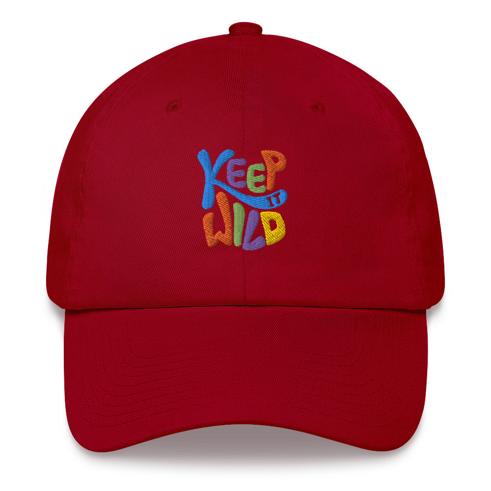 KEEP IT WILD Baseball Cap - Unisex - Premium Baseball Cap from The Wishful Fish Kids - Just $28.50! Shop now at The Wishful Fish Kids