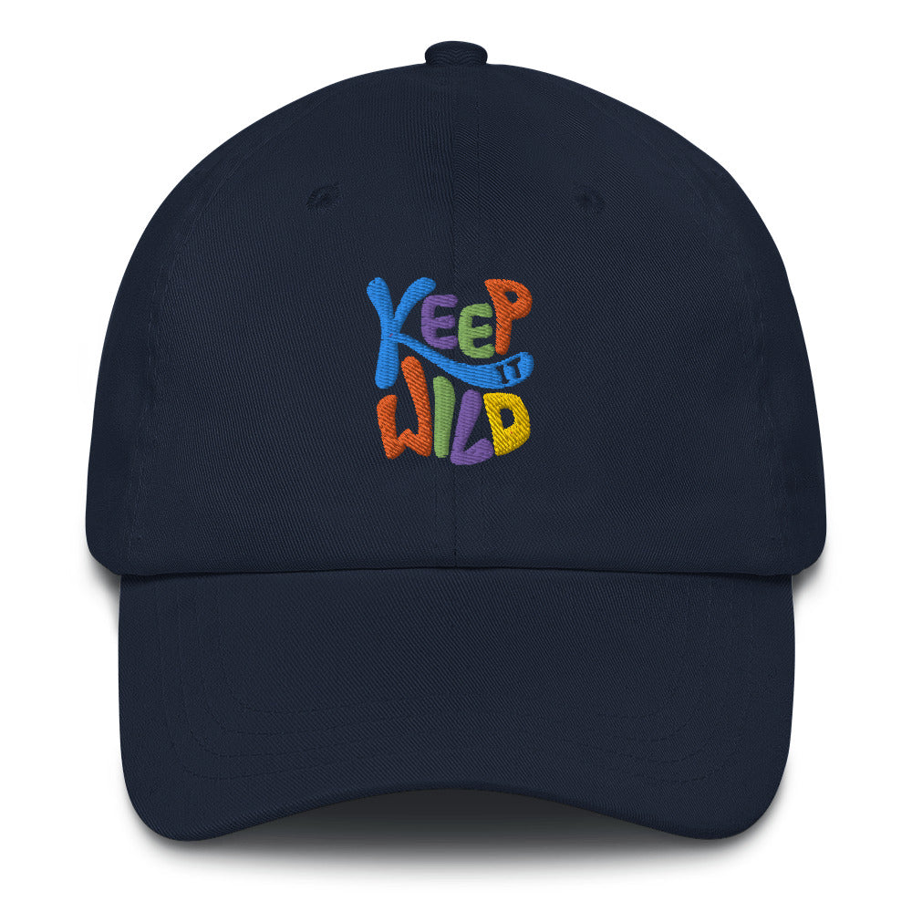 KEEP IT WILD Baseball Cap - Unisex - Premium Baseball Cap from The Wishful Fish Kids - Just $28.50! Shop now at The Wishful Fish Kids