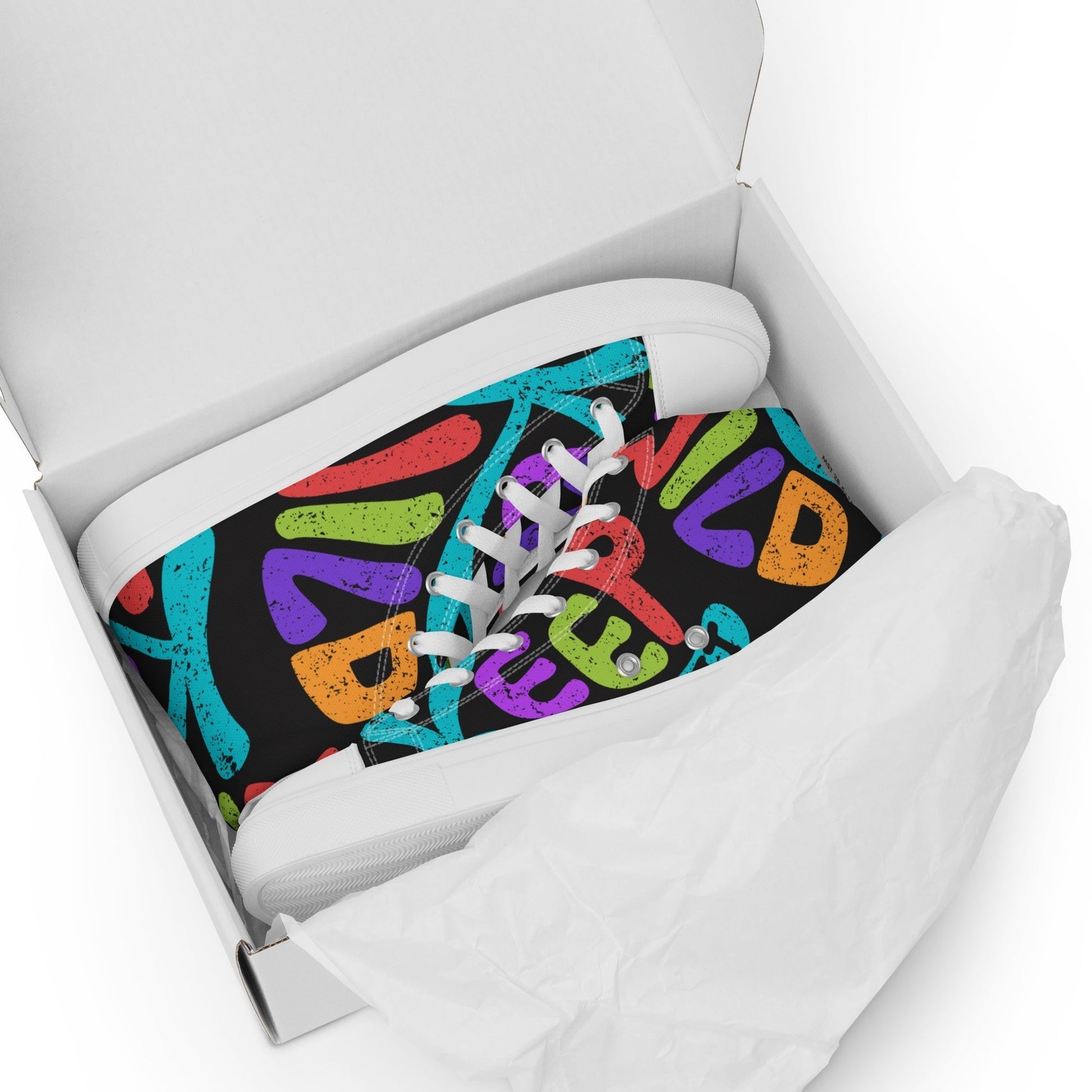 KEEP IT WILD Boy's High Top Canvas Shoes  Sizes 5-13 - Premium Shoes from The Wishful Fish Kids - Just $58.00! Shop now at The Wishful Fish Kids