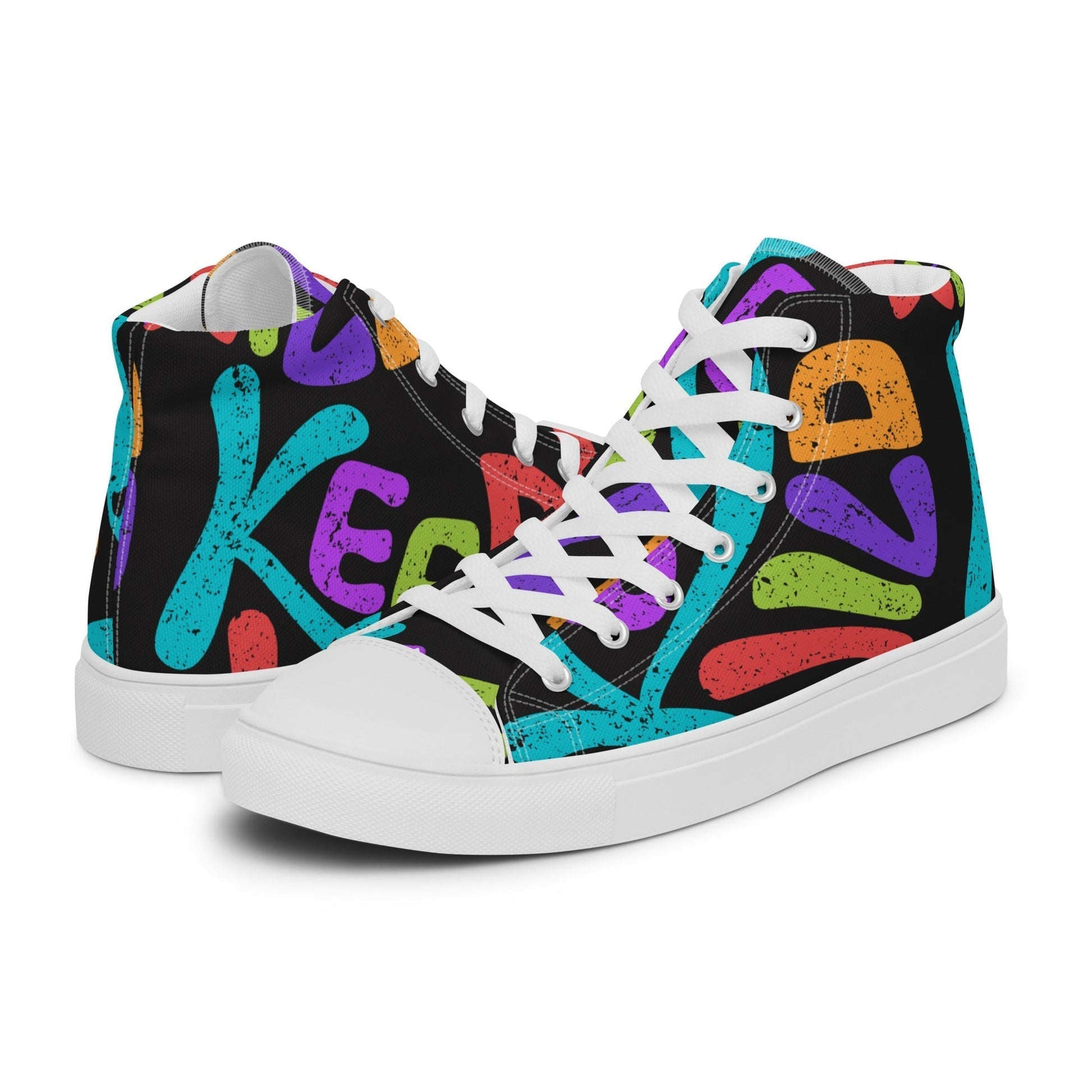 KEEP IT WILD Boy's High Top Canvas Shoes  Sizes 5-13 - Premium Shoes from The Wishful Fish Kids - Just $61! Shop now at The Wishful Fish Kids