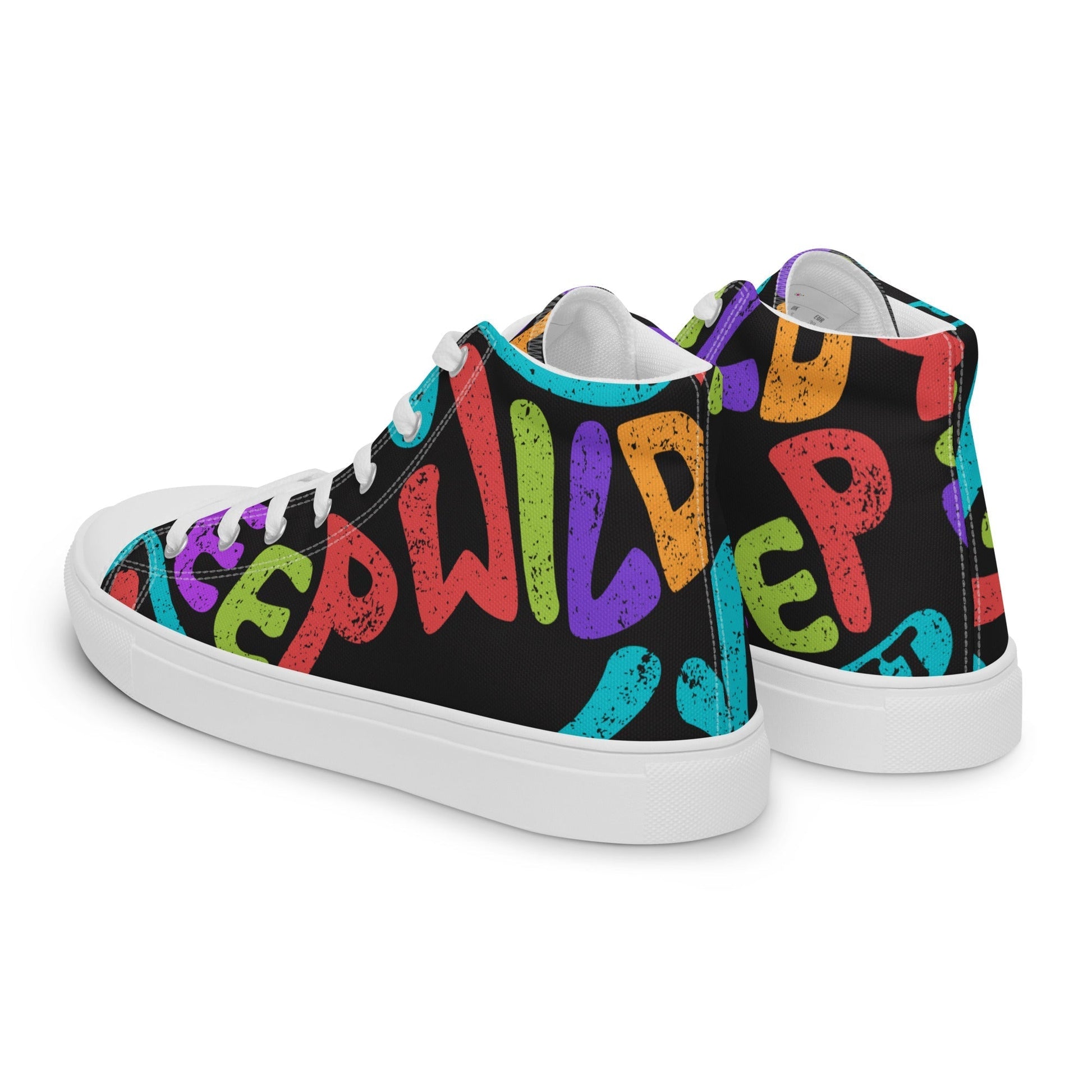 KEEP IT WILD Girls’s High Top Canvas Shoes - Sizes 5-12 - Premium Canvas Shoes from The Wishful Fish Kids - Just $58.00! Shop now at The Wishful Fish Kids