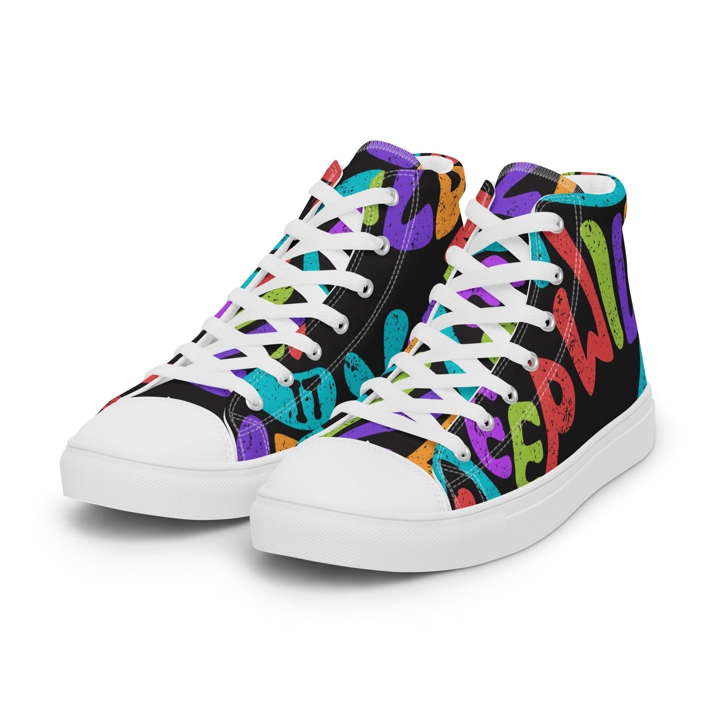 KEEP IT WILD Girls’s High Top Canvas Shoes - Sizes 5-12 - Premium Canvas Shoes from The Wishful Fish Kids - Just $58.00! Shop now at The Wishful Fish Kids