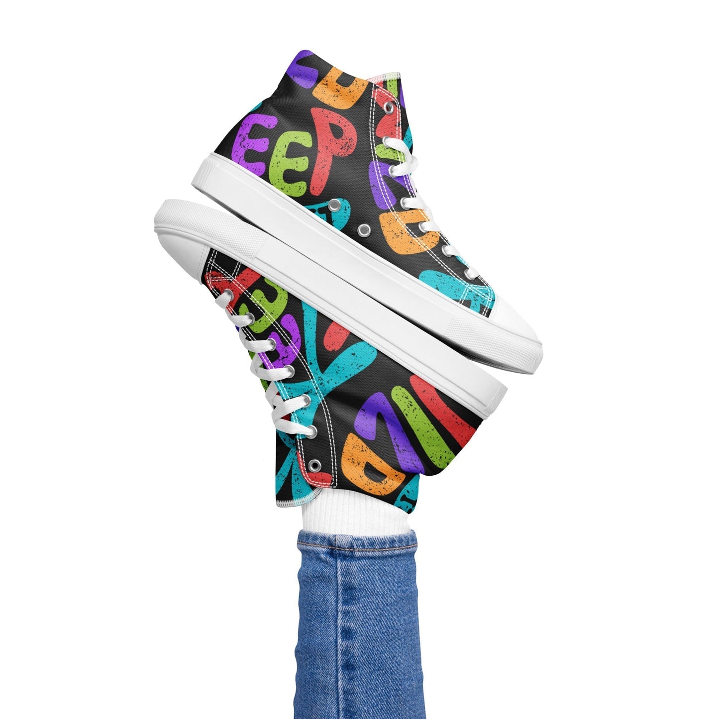 KEEP IT WILD Girls’s High Top Canvas Shoes - Sizes 5-12 - Premium Canvas Shoes from The Wishful Fish Kids - Just $58.00! Shop now at The Wishful Fish Kids