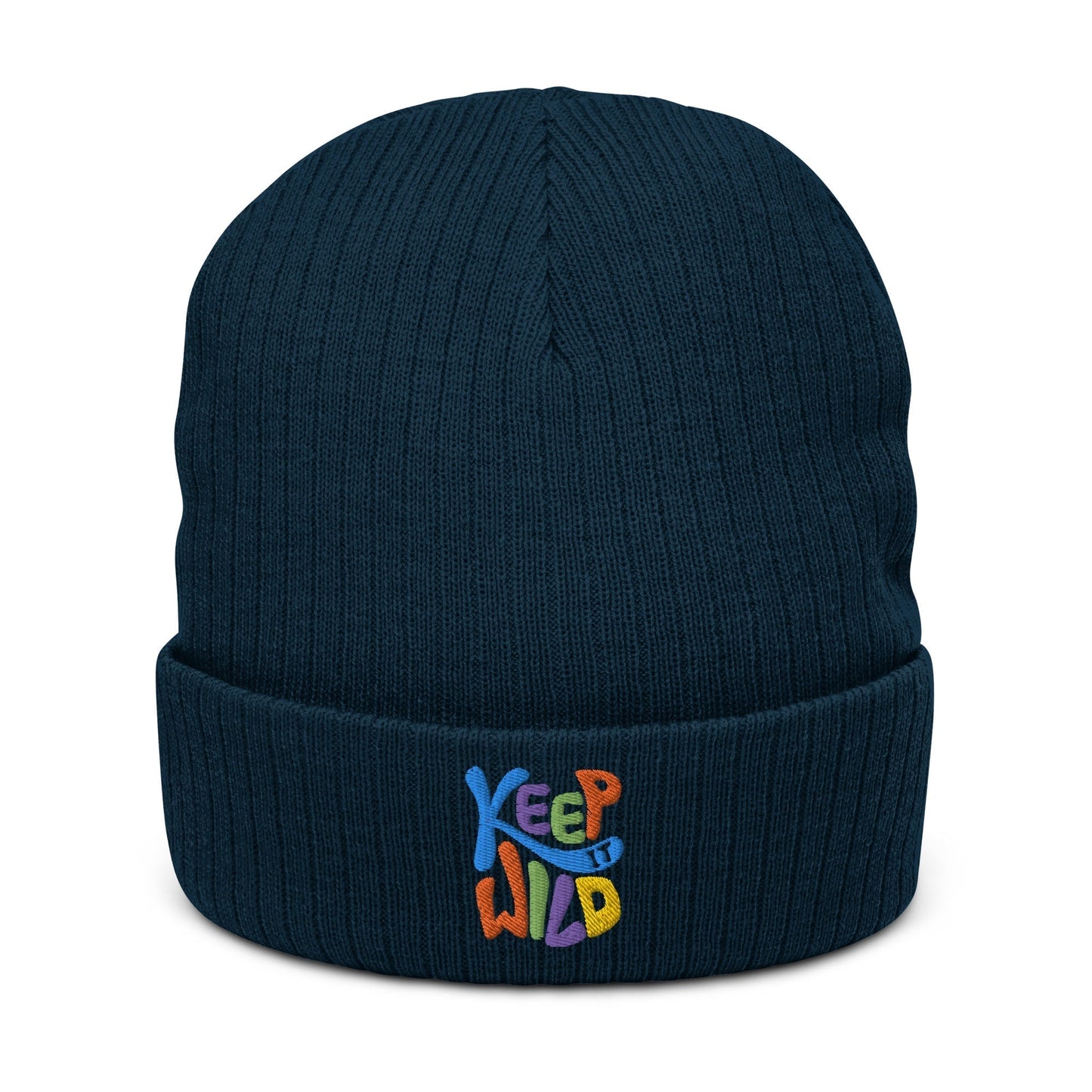 KEEP IT WILD Ribbed Knit Beanie - Unisex - Premium Beanie Hat from The Wishful Fish Kids - Just $28.00! Shop now at The Wishful Fish Kids