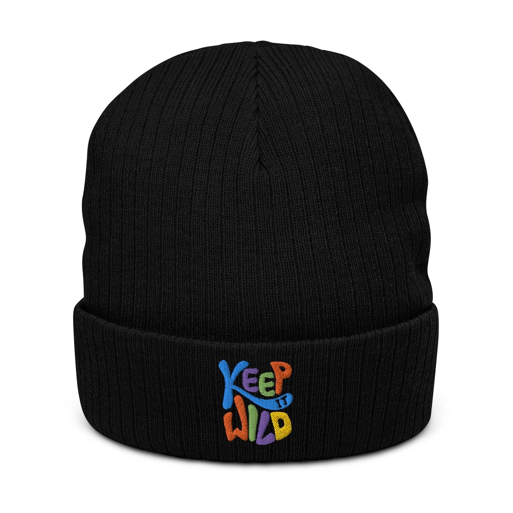 KEEP IT WILD Ribbed Knit Beanie - Unisex - Premium Beanie Hat from The Wishful Fish Kids - Just $28.00! Shop now at The Wishful Fish Kids