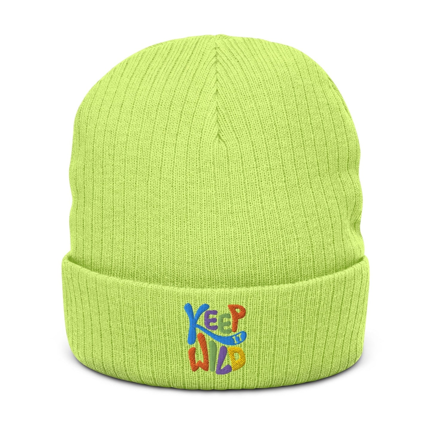 KEEP IT WILD Ribbed Knit Beanie - Unisex - Premium Beanie Hat from The Wishful Fish Kids - Just $28.00! Shop now at The Wishful Fish Kids