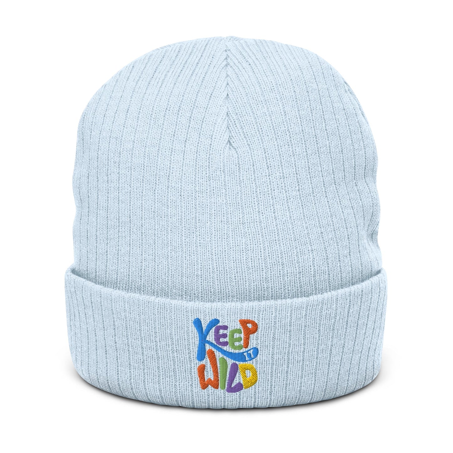 KEEP IT WILD Ribbed Knit Beanie - Unisex - Premium Beanie Hat from The Wishful Fish Kids - Just $28.00! Shop now at The Wishful Fish Kids