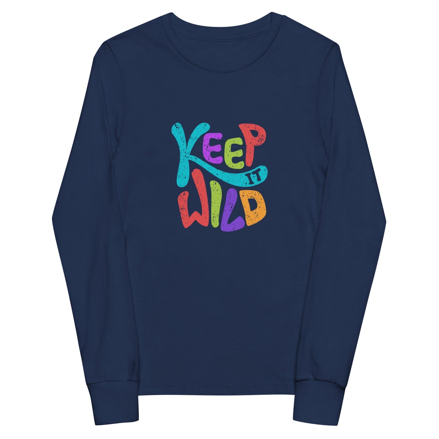 KEEP IT WILD Youth Long Sleeve T Shirt  Sizes S-L - Premium Long Sleeve T-Shirt from The Wishful Fish Kids - Just $29.00! Shop now at The Wishful Fish Kids