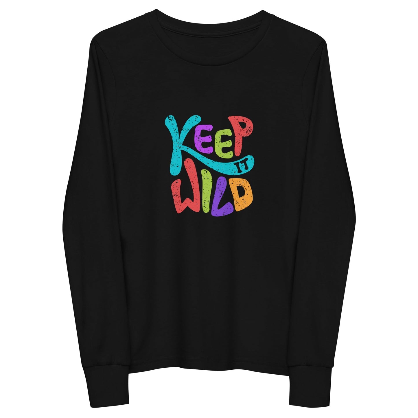 KEEP IT WILD Youth Long Sleeve T Shirt  Sizes S-L - Premium Long Sleeve T-Shirt from The Wishful Fish Kids - Just $29.00! Shop now at The Wishful Fish Kids