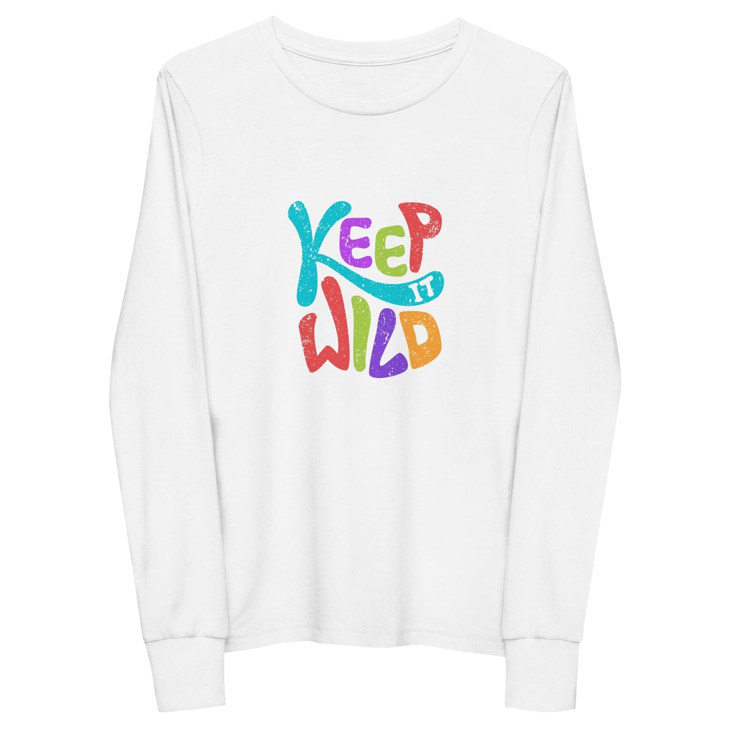 KEEP IT WILD Youth Long Sleeve T Shirt  Sizes S-L - Premium Long Sleeve T-Shirt from The Wishful Fish Kids - Just $29.00! Shop now at The Wishful Fish Kids