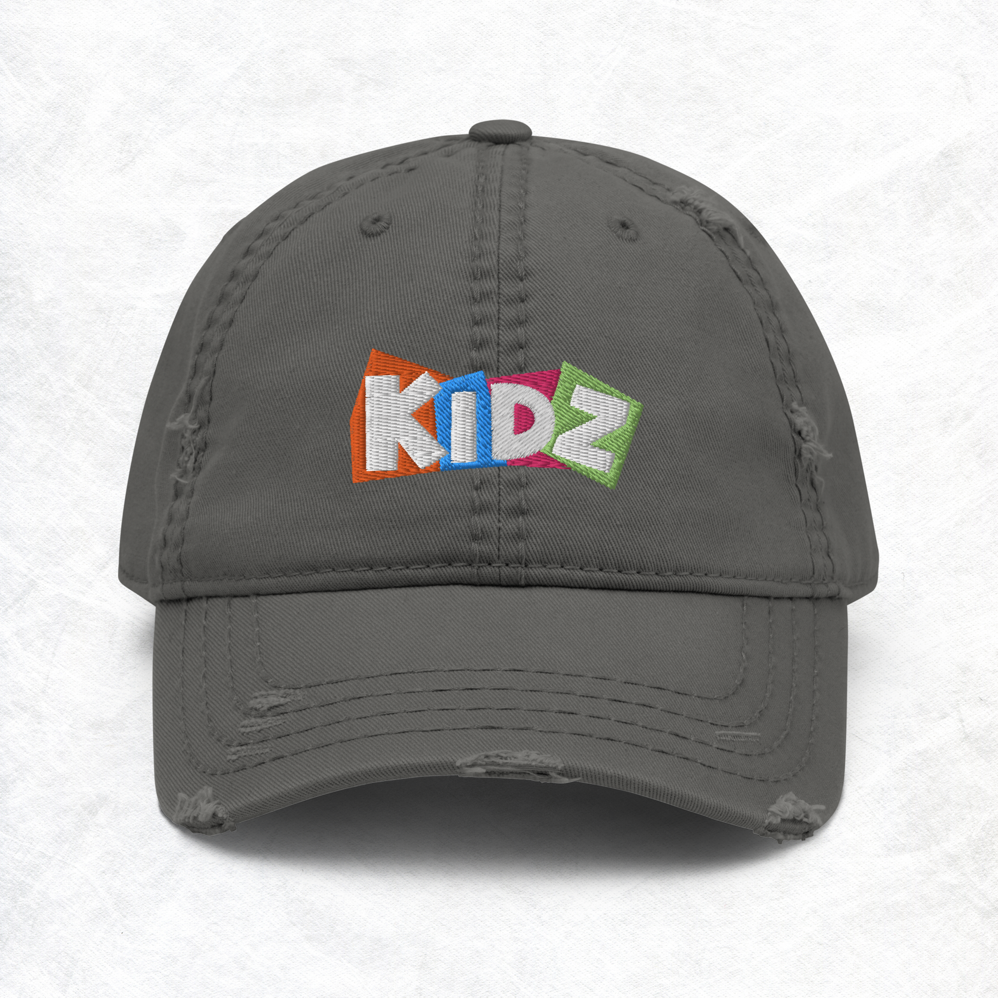 KIDZ Distressed Baseball Cap - Premium baseball cap from The Wishful Fish Kids - Just $33.00! Shop now at The Wishful Fish Kids