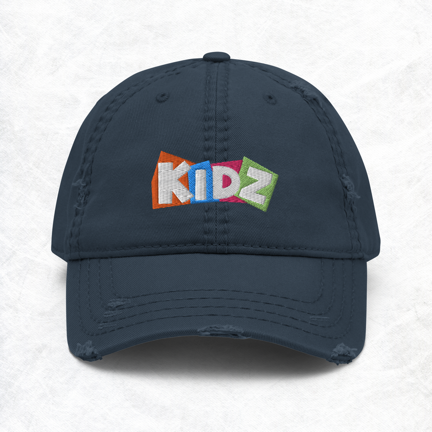 KIDZ Distressed Baseball Cap - Premium baseball cap from The Wishful Fish Kids - Just $33.00! Shop now at The Wishful Fish Kids