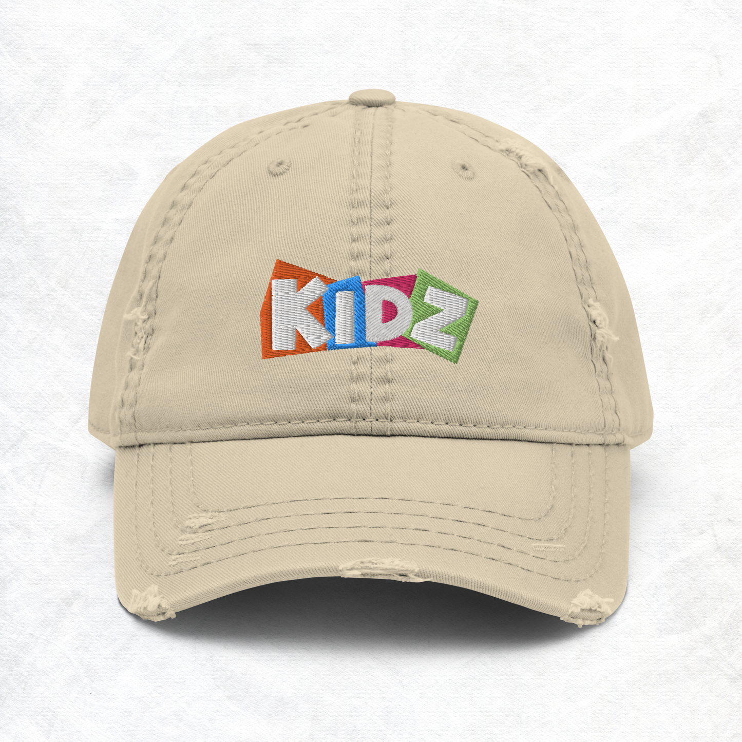 KIDZ Distressed Baseball Cap - Premium baseball cap from The Wishful Fish Kids - Just $33.00! Shop now at The Wishful Fish Kids