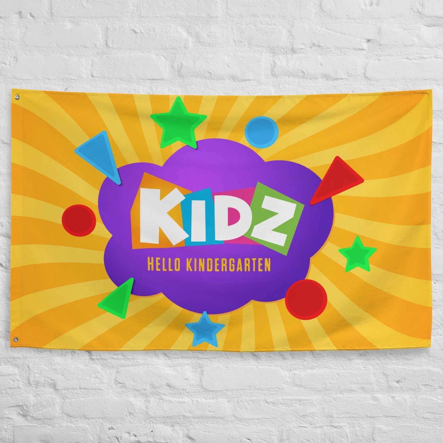 KIDZ Flag For Teachers Classroom - Premium  from The Wishful Fish Kids - Just $31.50! Shop now at The Wishful Fish Kids