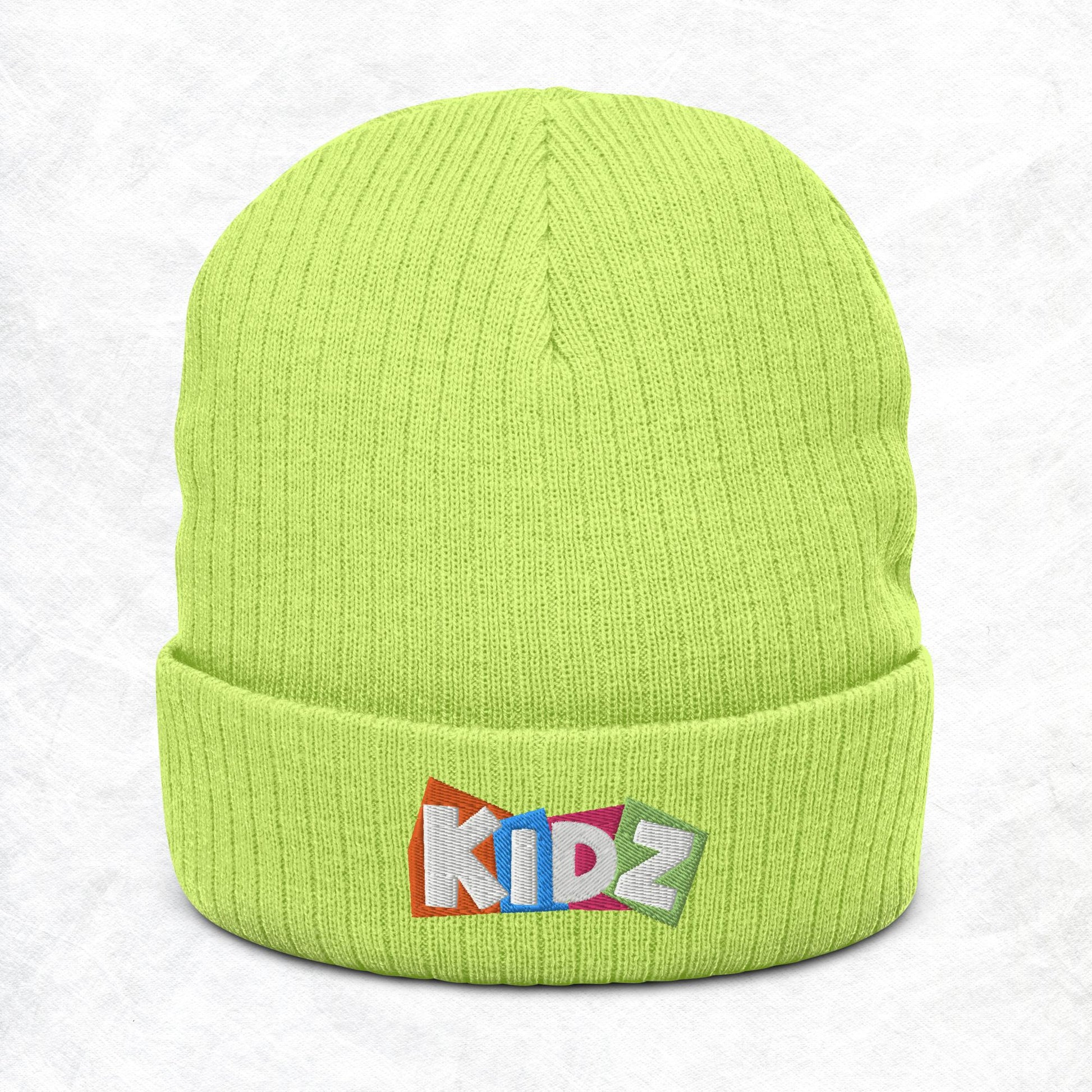 KIDZ Ribbed Knit Beanie - Unisex - Premium Beanie Hat from The Wishful Fish Kids - Just $28.00! Shop now at The Wishful Fish Kids