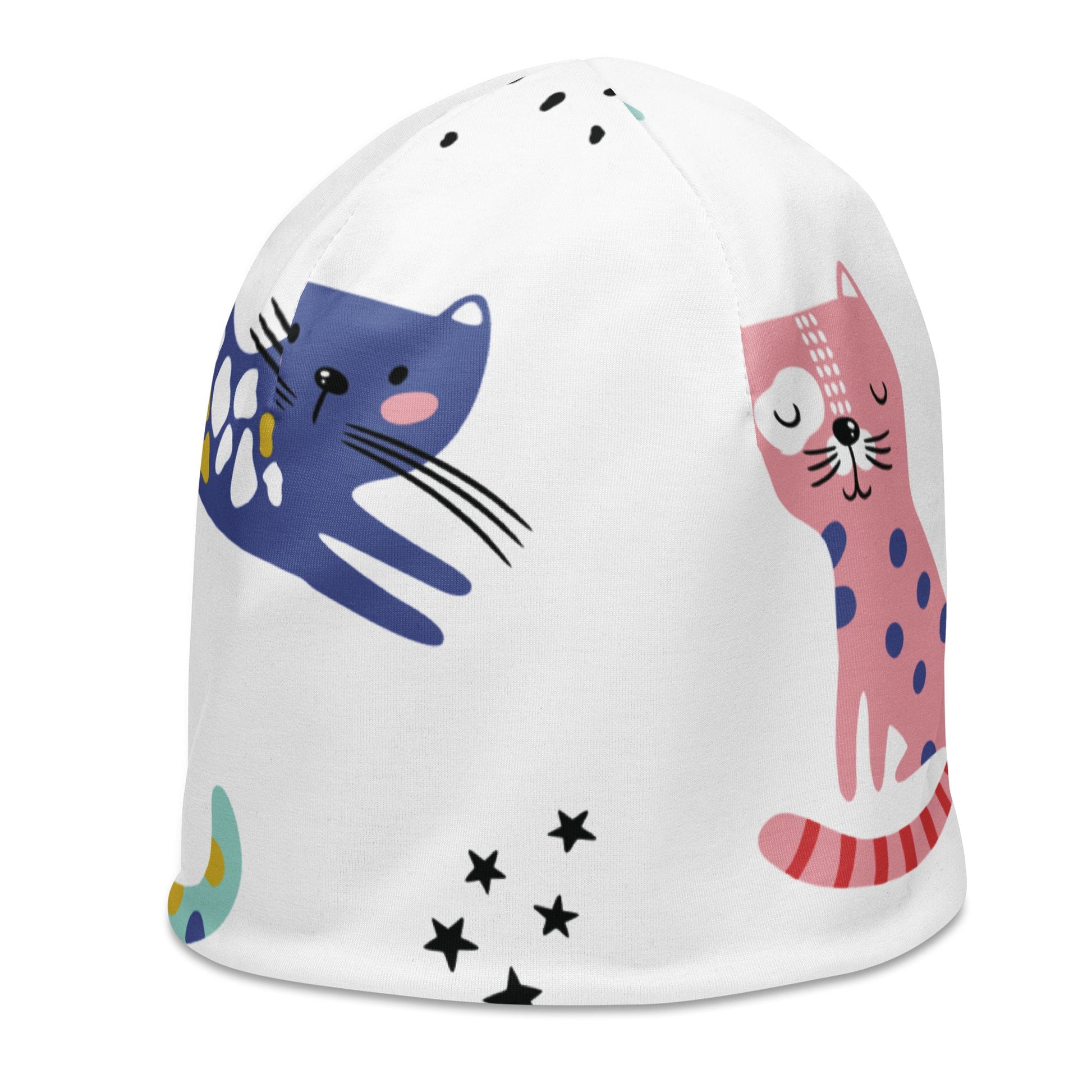 KITTY KAT All-Over Print Beanie Hat  Sizes S-L - Premium Beanie Hat from The Wishful Fish Kids - Just $28.00! SHOP NOW!