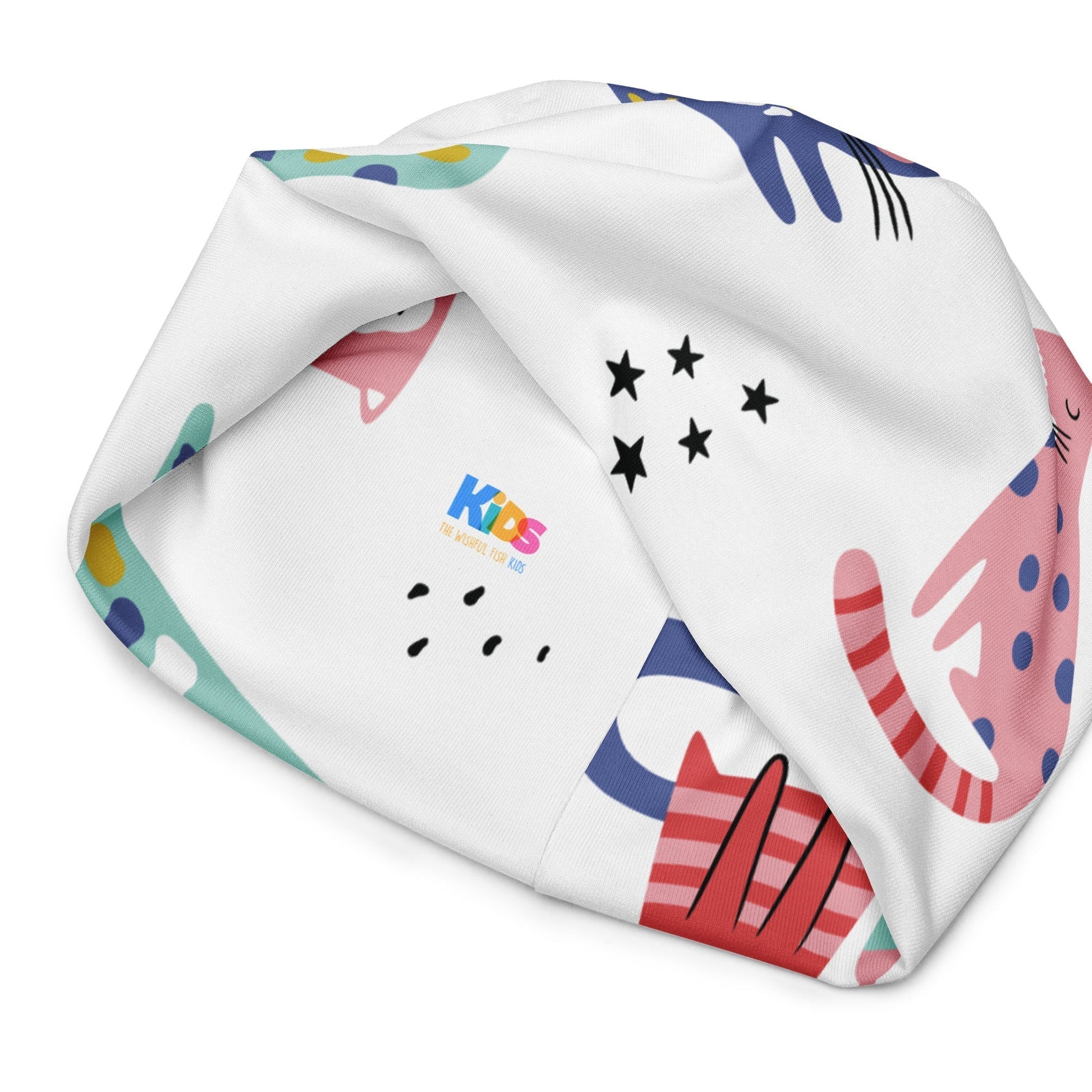 KITTY KAT All-Over Print Beanie Hat  Sizes S-L - Premium Beanie Hat from The Wishful Fish Kids - Just $28.00! SHOP NOW!